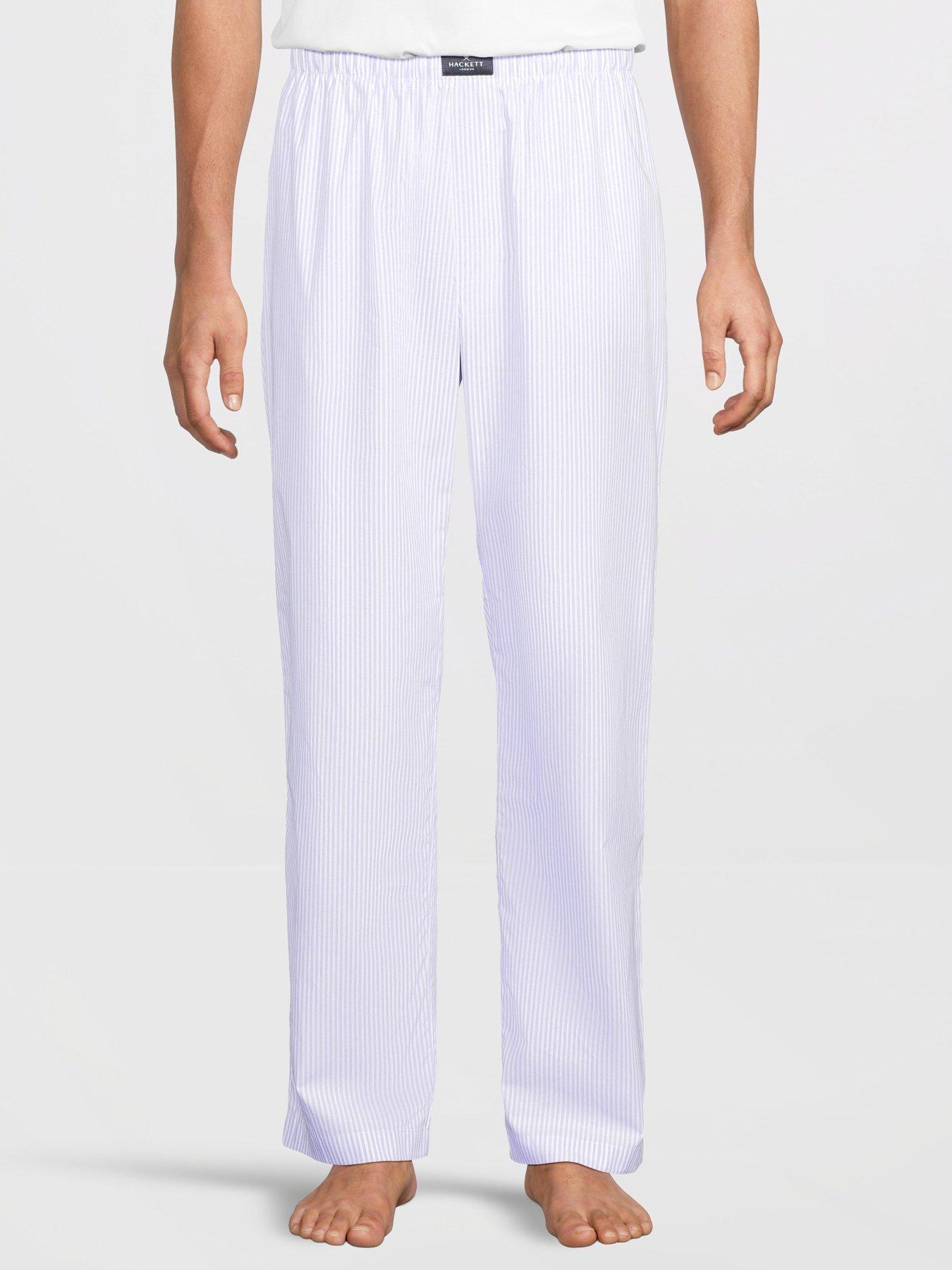 Image 4 of 6 of Hackett Striped Pyjama Set - Blue
