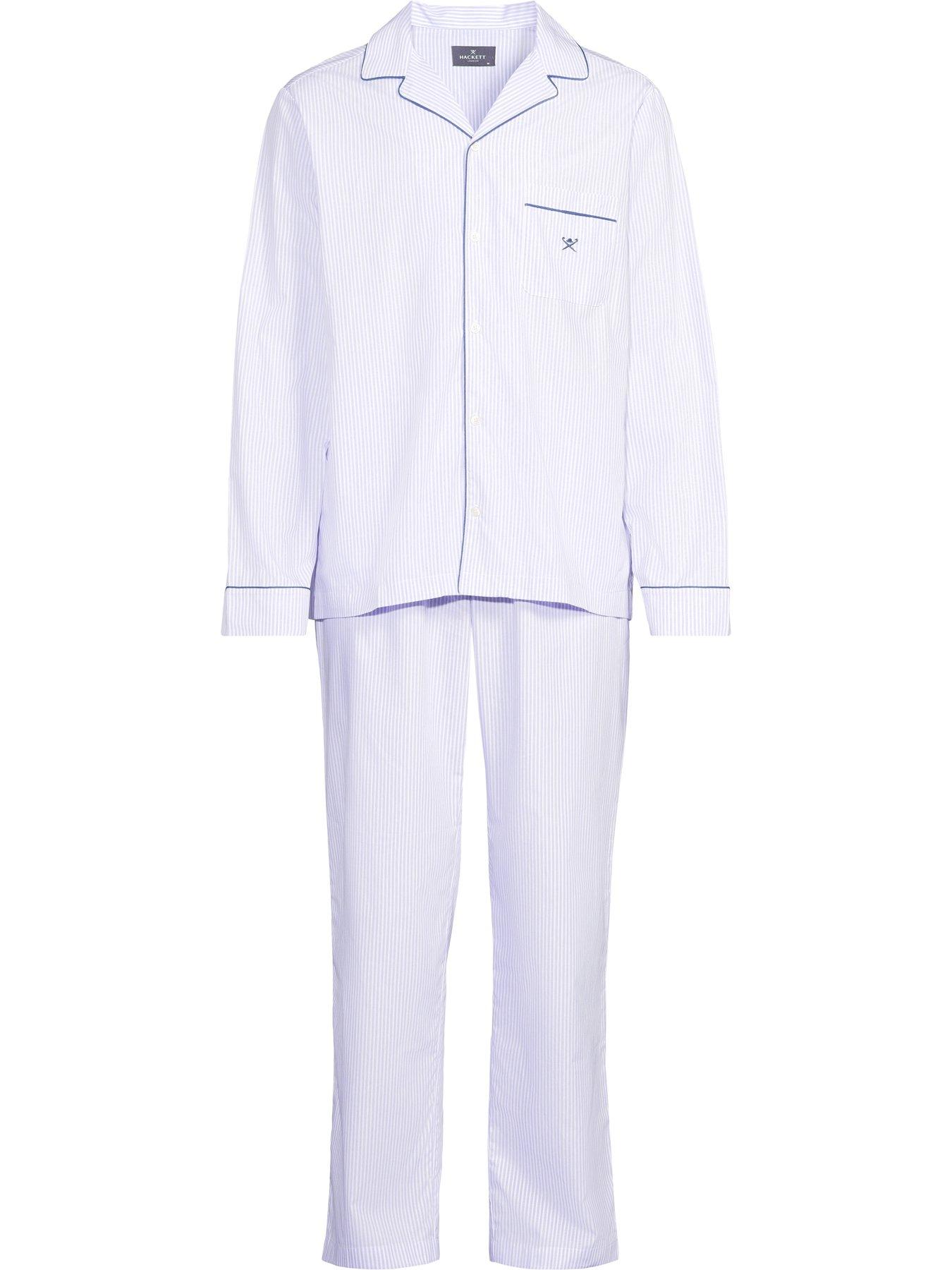 Image 6 of 6 of Hackett Striped Pyjama Set - Blue