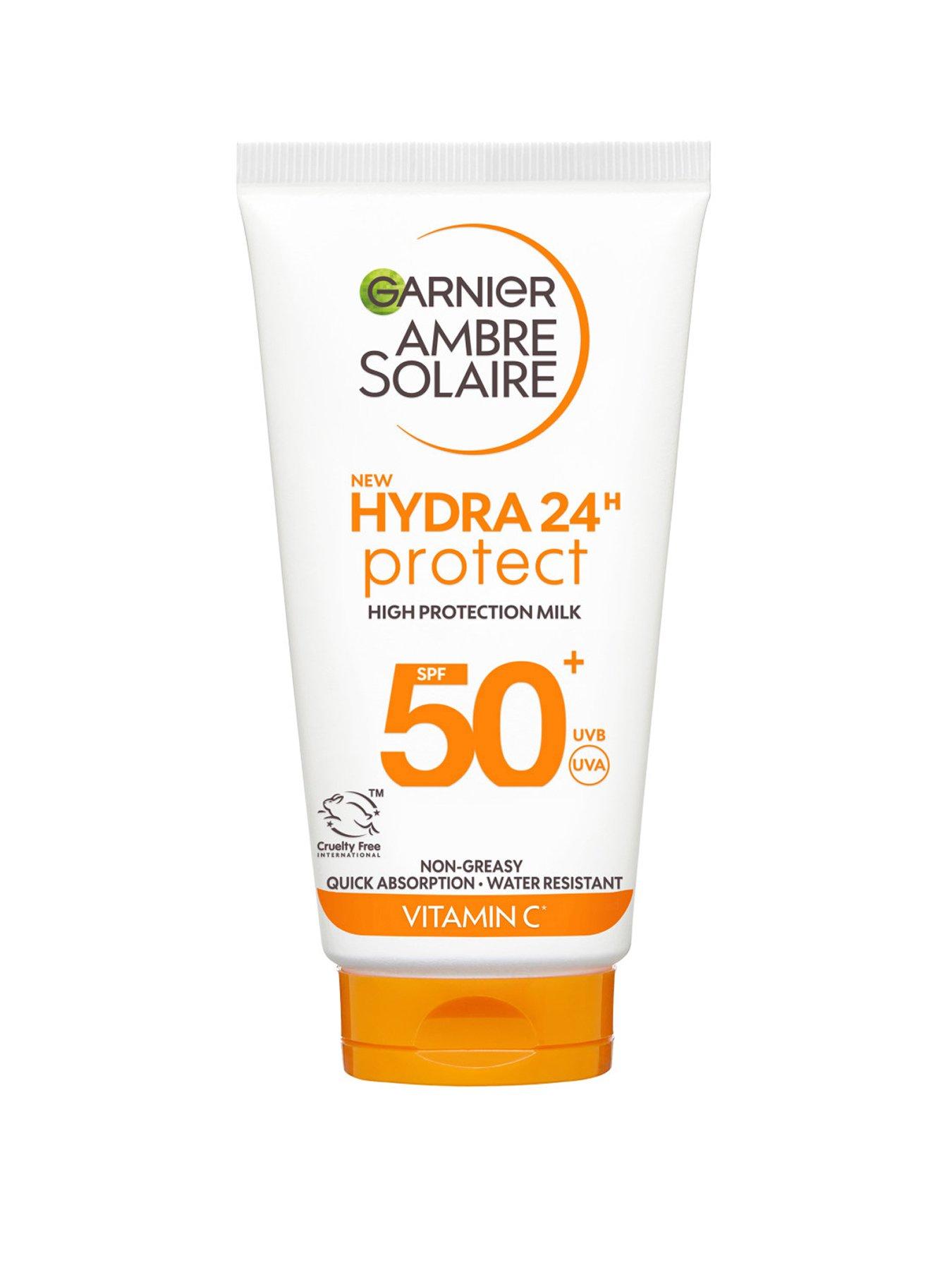 Garnier Ambre Solaire SPF 50+ Hydra 24 Hour Protect High protection UVB & UVA hydrating sun cream lotion