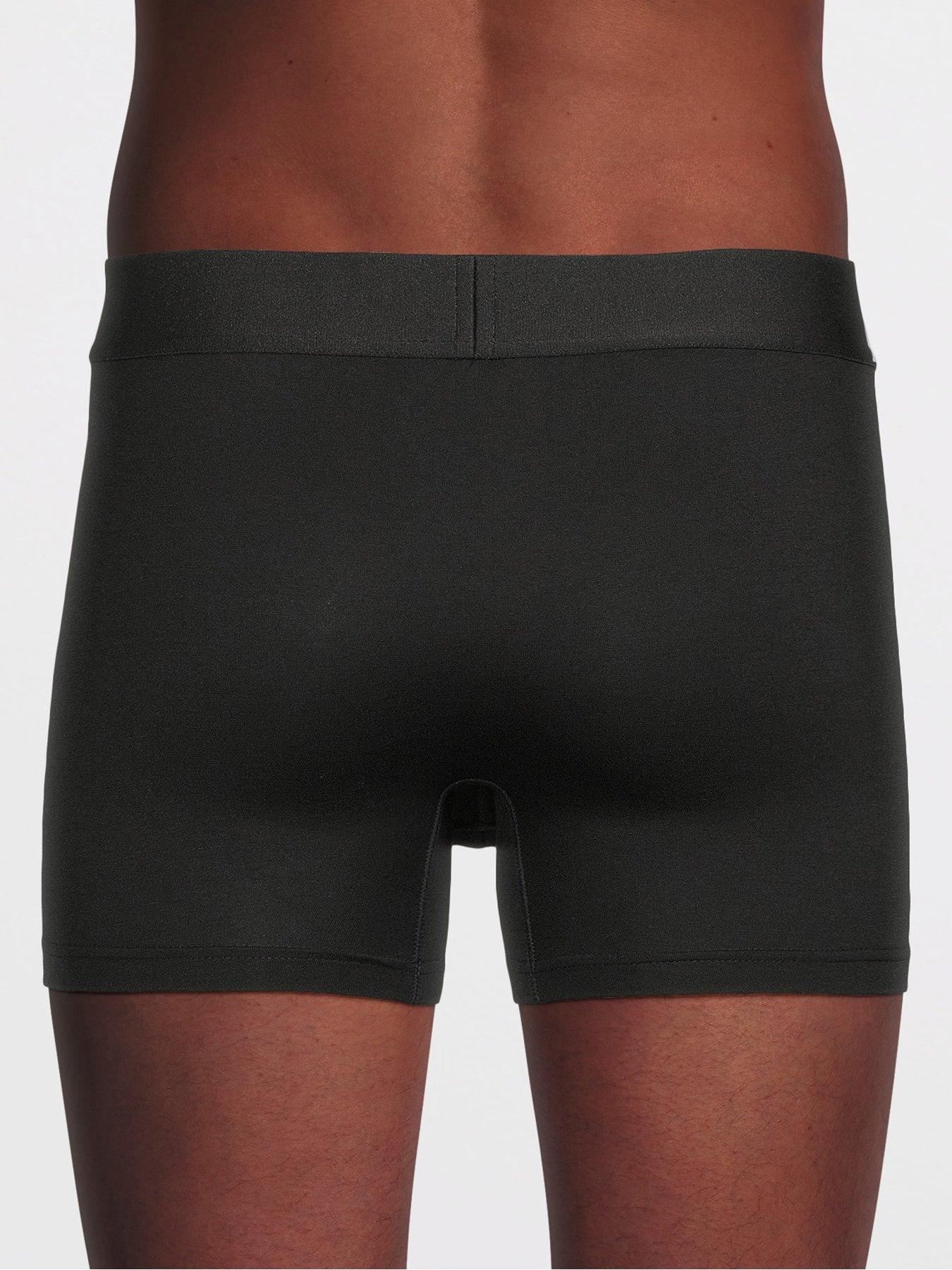 Image 2 of 3 of Dsquared2 Dsquared Large Logo Waistband Trunks - Black
