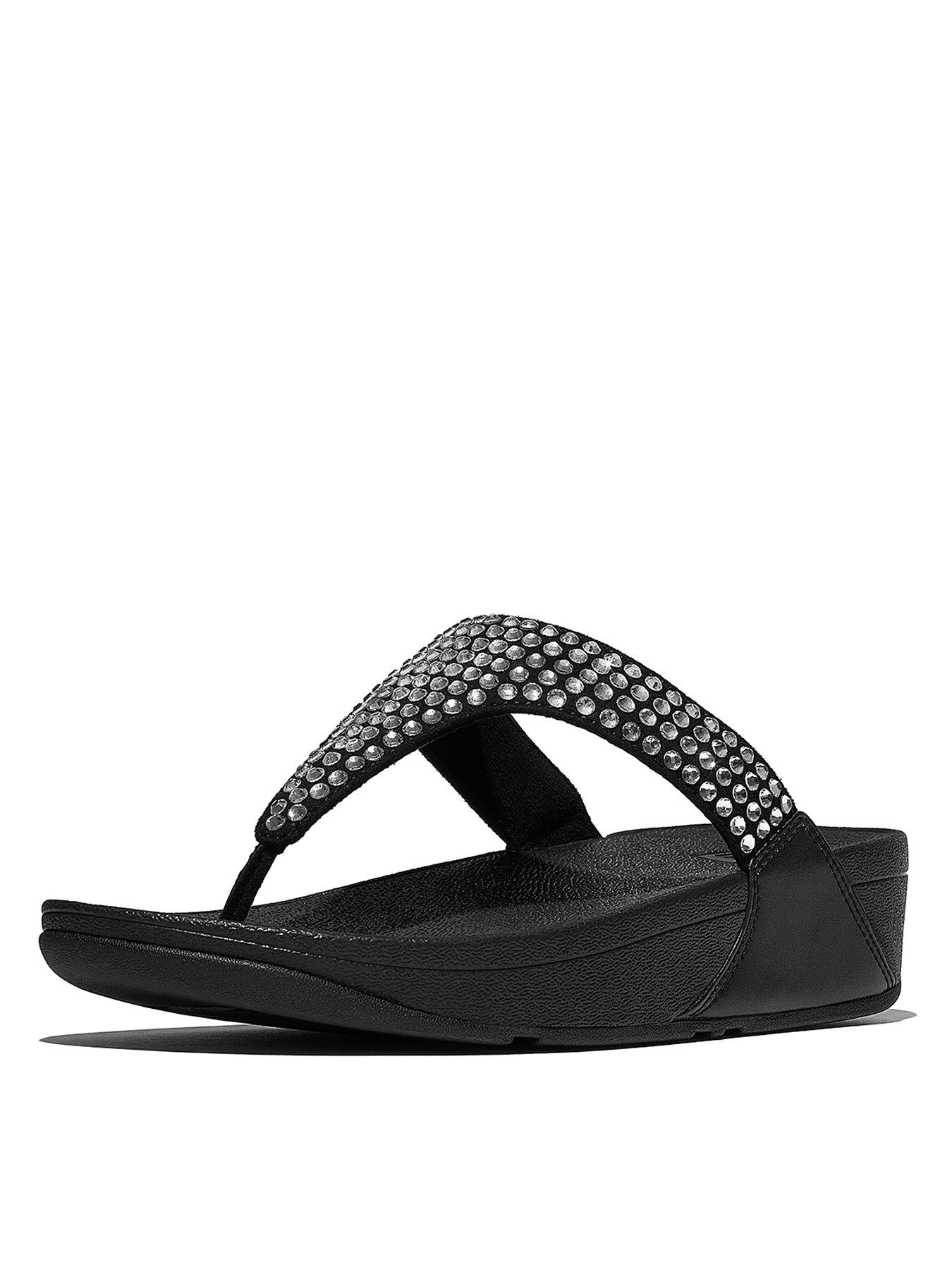 fitflop-lulu-maxi-crystal-toe-post-sandal-blackstillFront