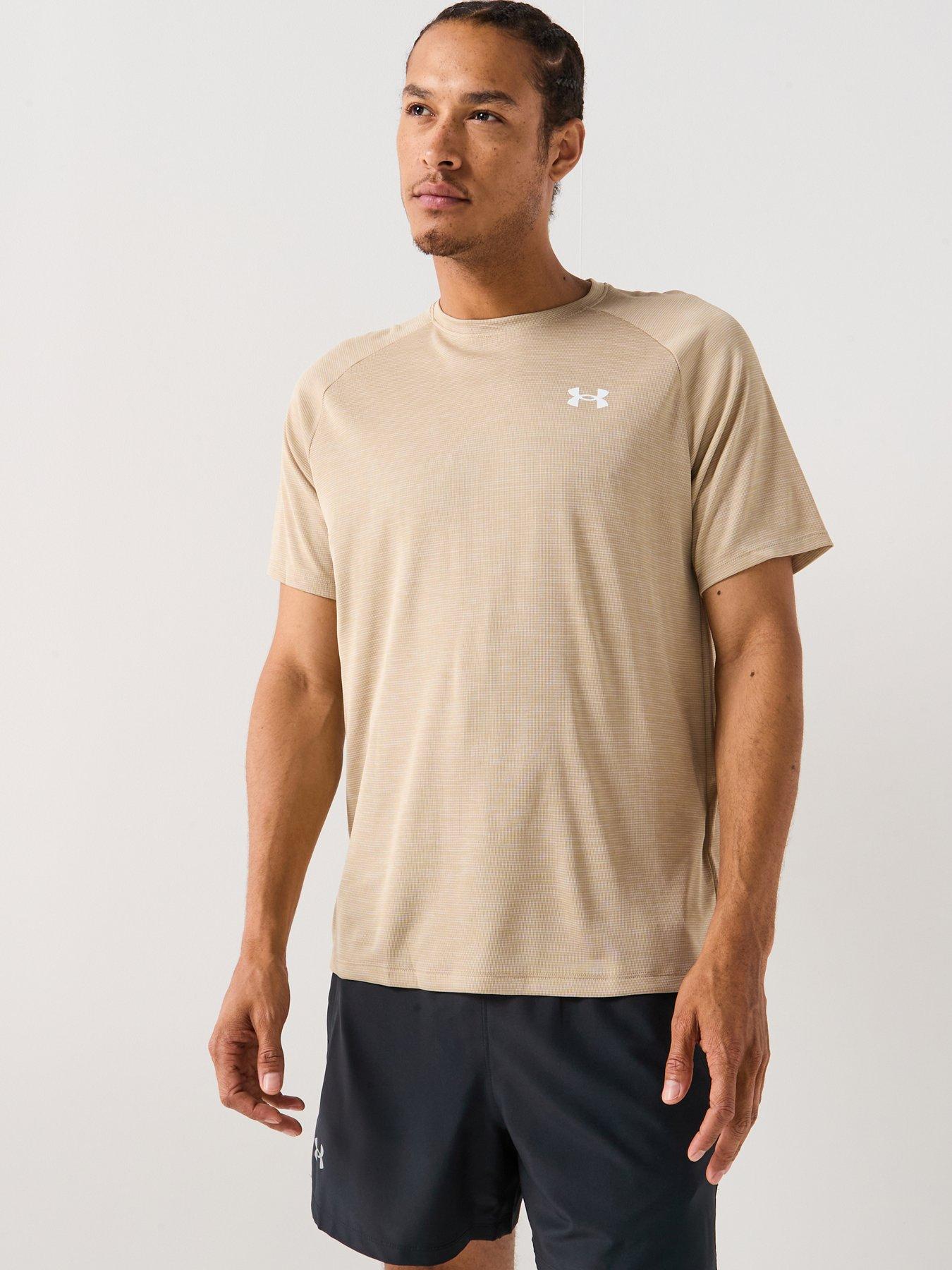 under-armour-mens-training-tech-textured-t-shirt-khaki