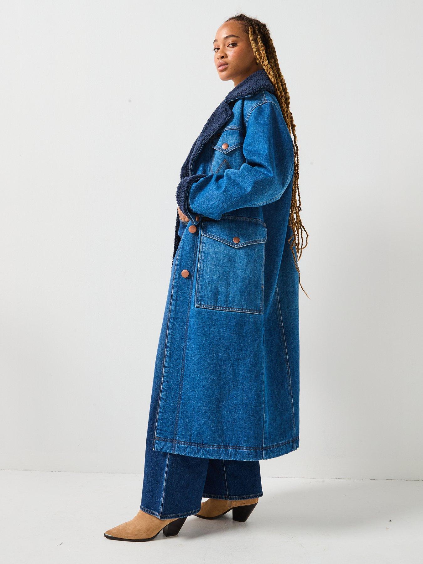Image 3 of 6 of Wrangler Wrange Coat - Sparkle - Blue