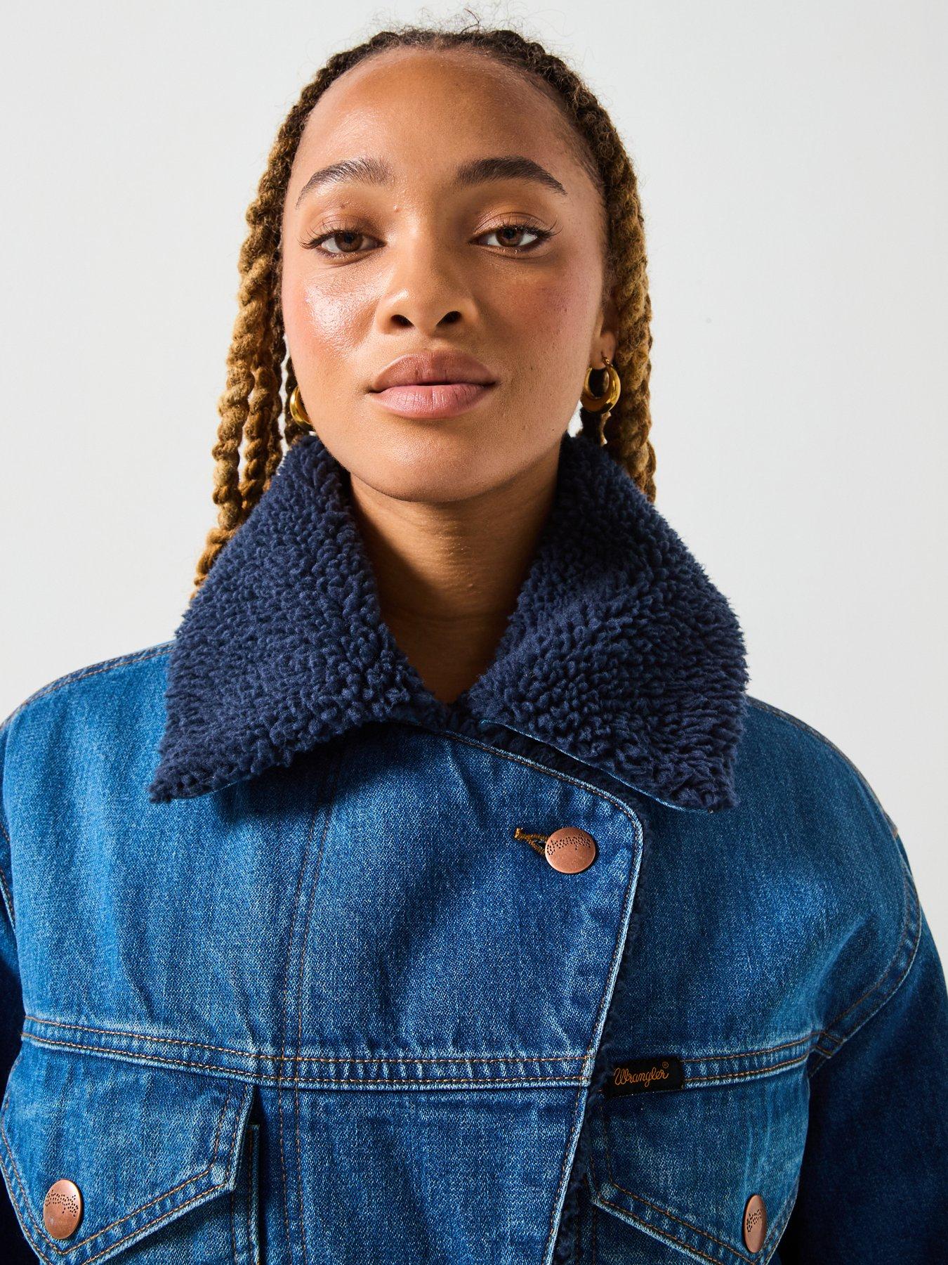 Image 6 of 6 of Wrangler Wrange Coat - Sparkle - Blue