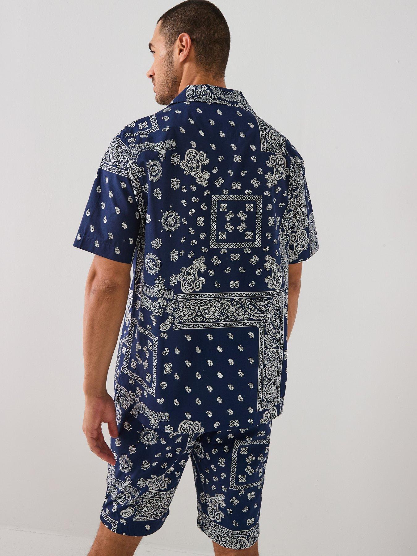 polo-ralph-lauren-bandana-print-pyjama-set-navystillFront