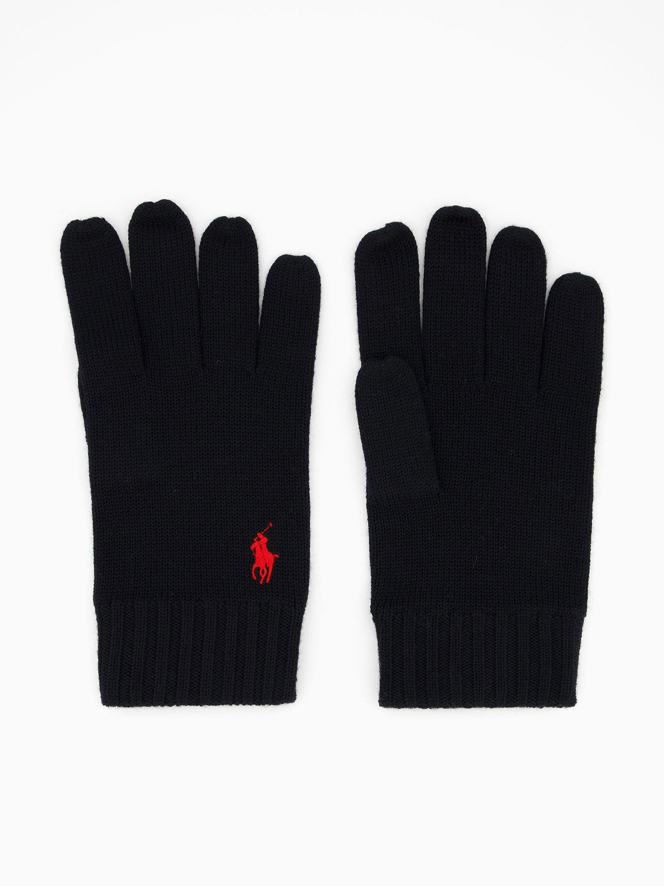 Polo Ralph Lauren Lightweight Cotton Gloves - Black