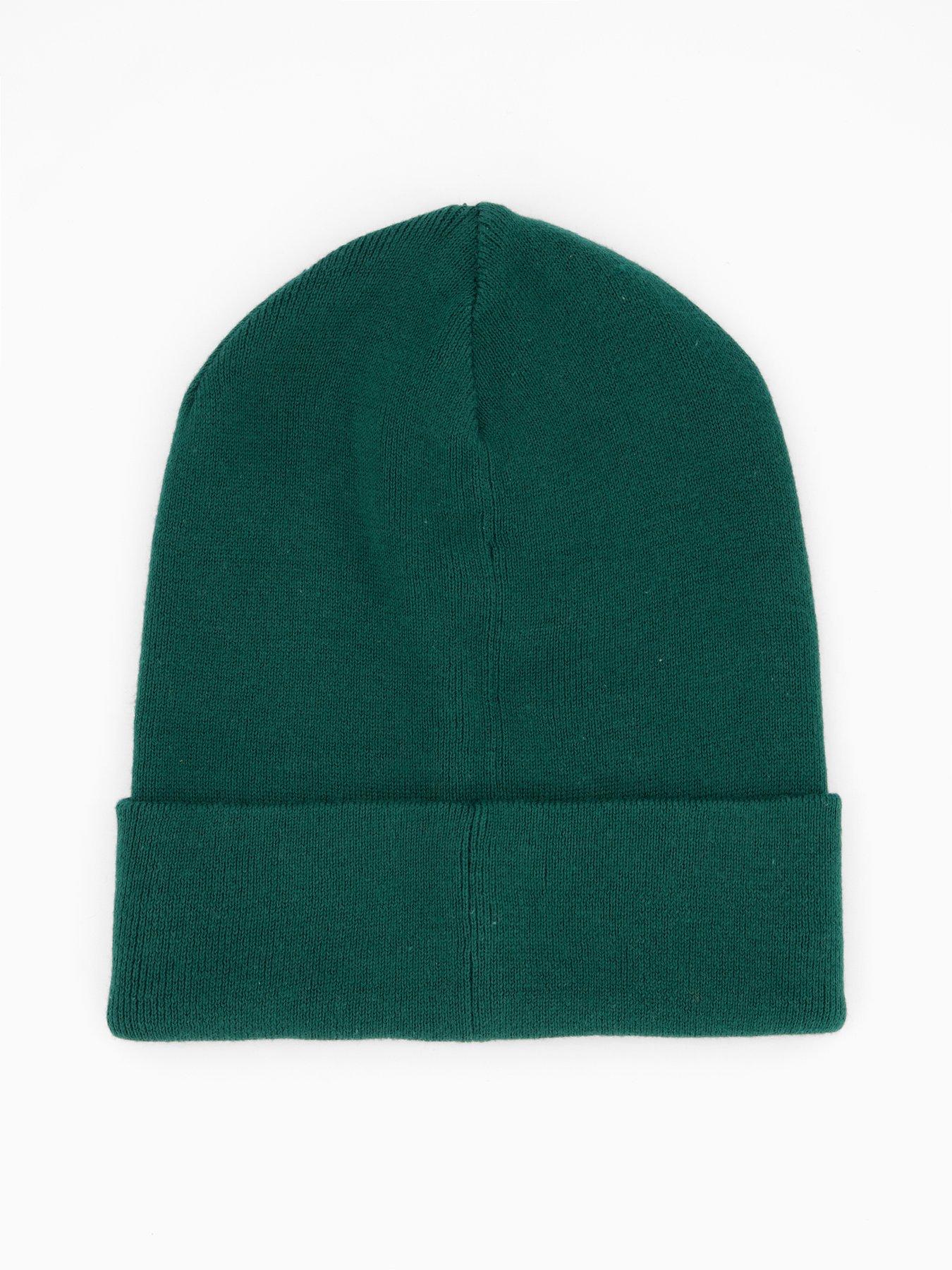 Image 2 of 4 of Polo Ralph Lauren Pima Cotton Big Logo Beanie Hat - Green