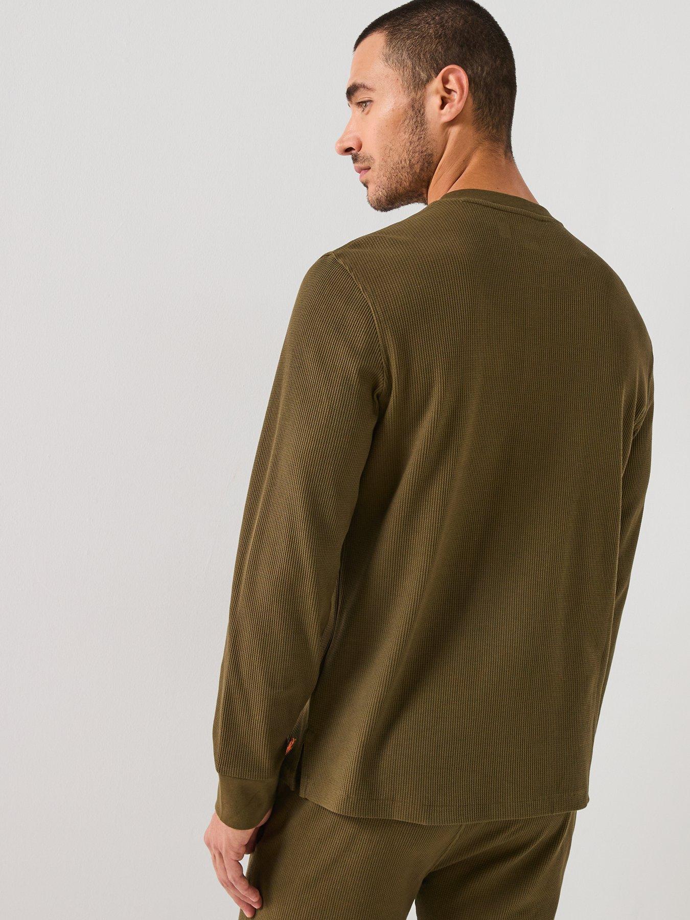 polo-ralph-lauren-loungewear-henley-long-sleeve-t-shirt-greenstillFront