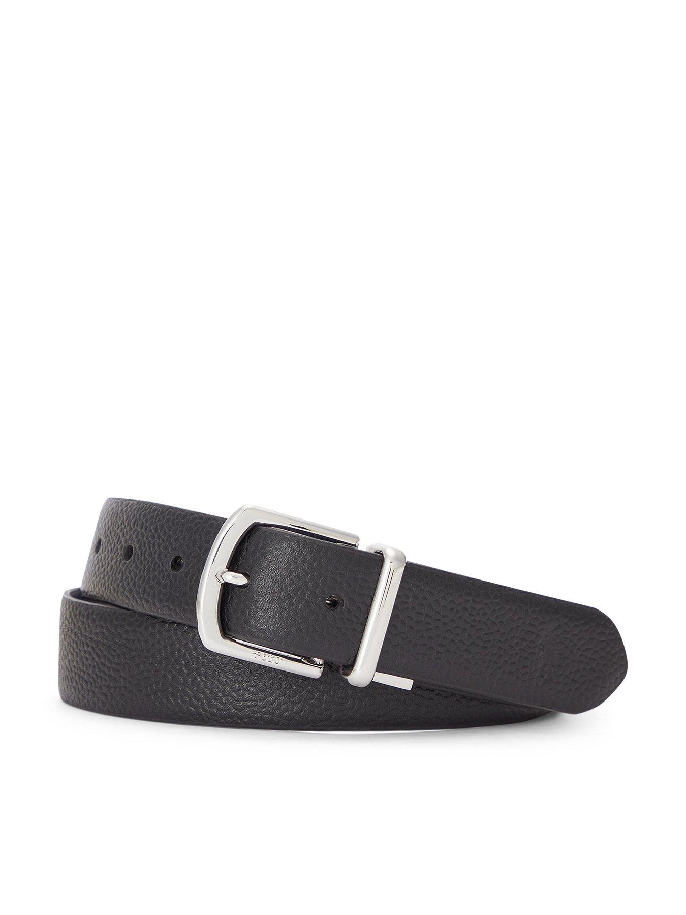 Polo Ralph Lauren Reversible Casual Leather Belt - Black