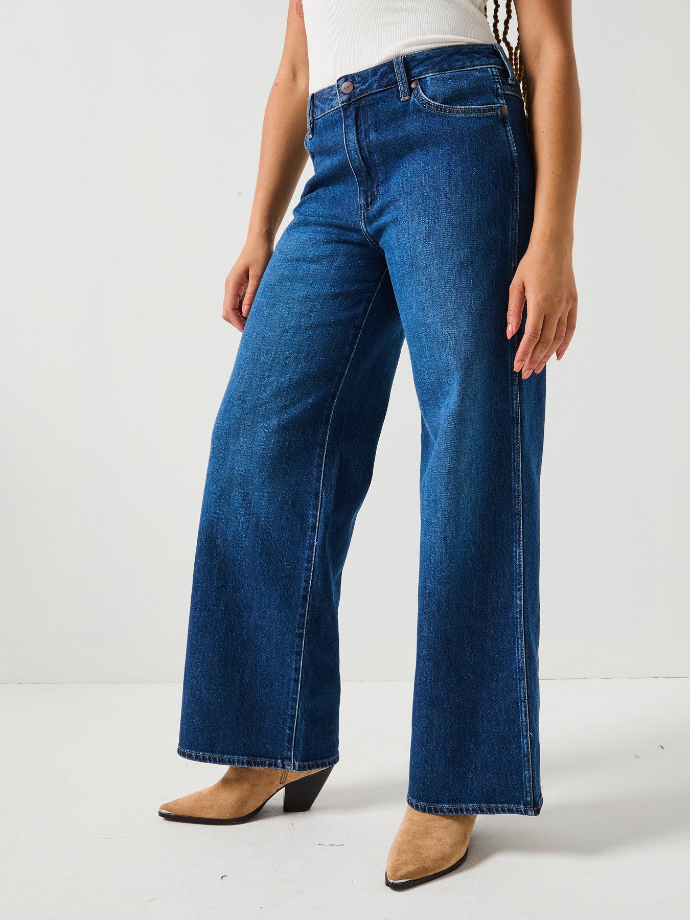 Wrangler World Wide Jeans - Mid Stone - Blue