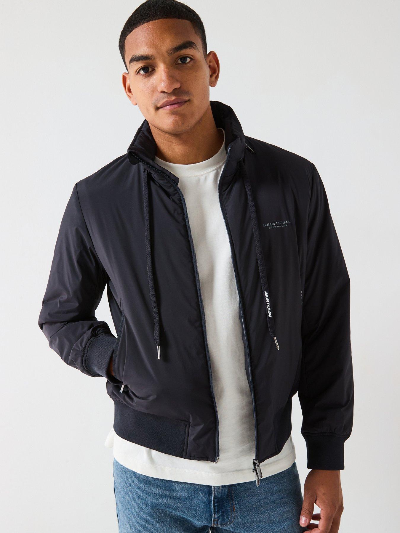 Armani Exchange Padded Blouson Jacket - Navy