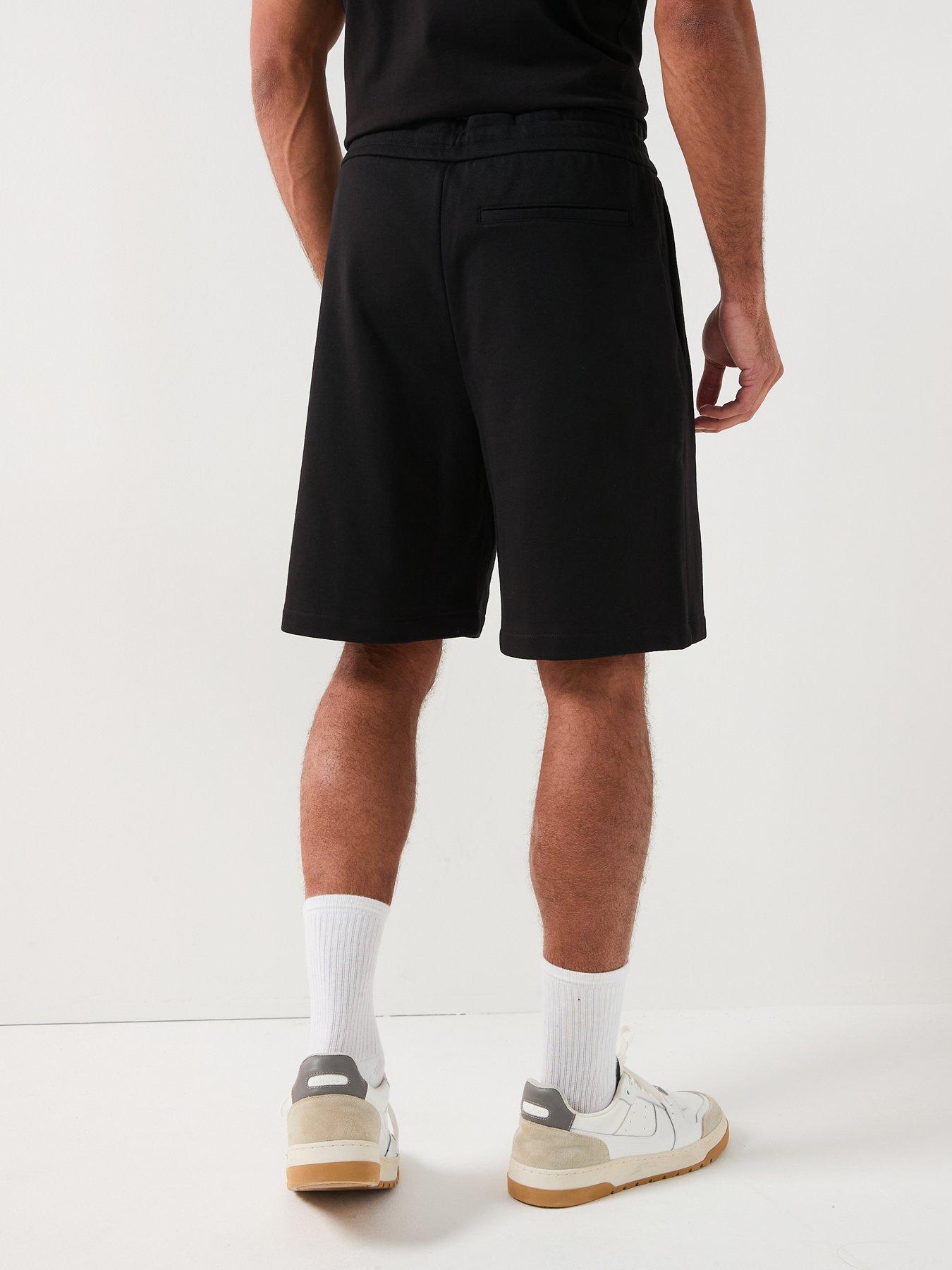 Image 2 of 5 of Armani Exchange 3D Ny Milan Logo Sweat Shorts - Black