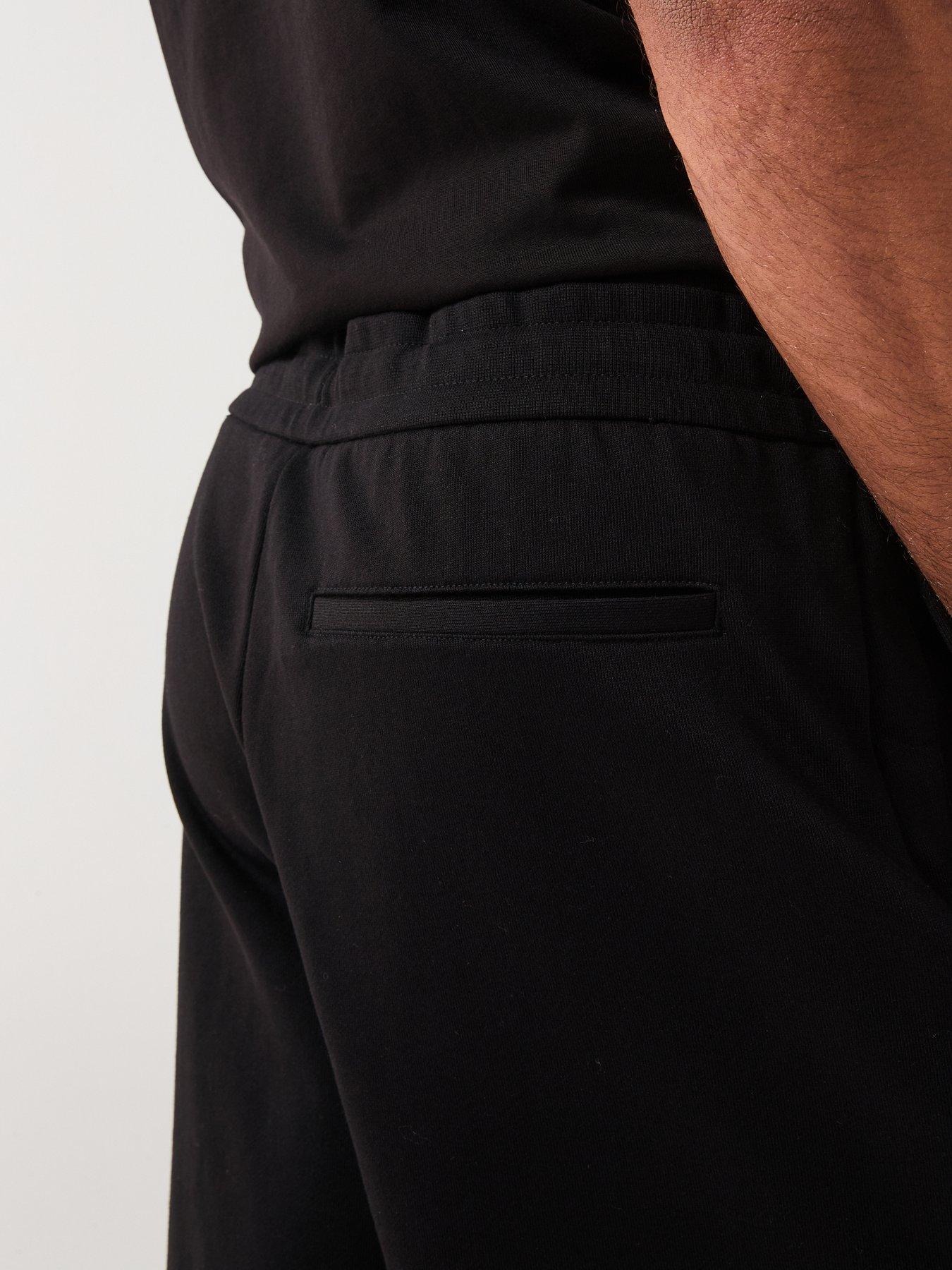 Image 5 of 5 of Armani Exchange 3D Ny Milan Logo Sweat Shorts - Black