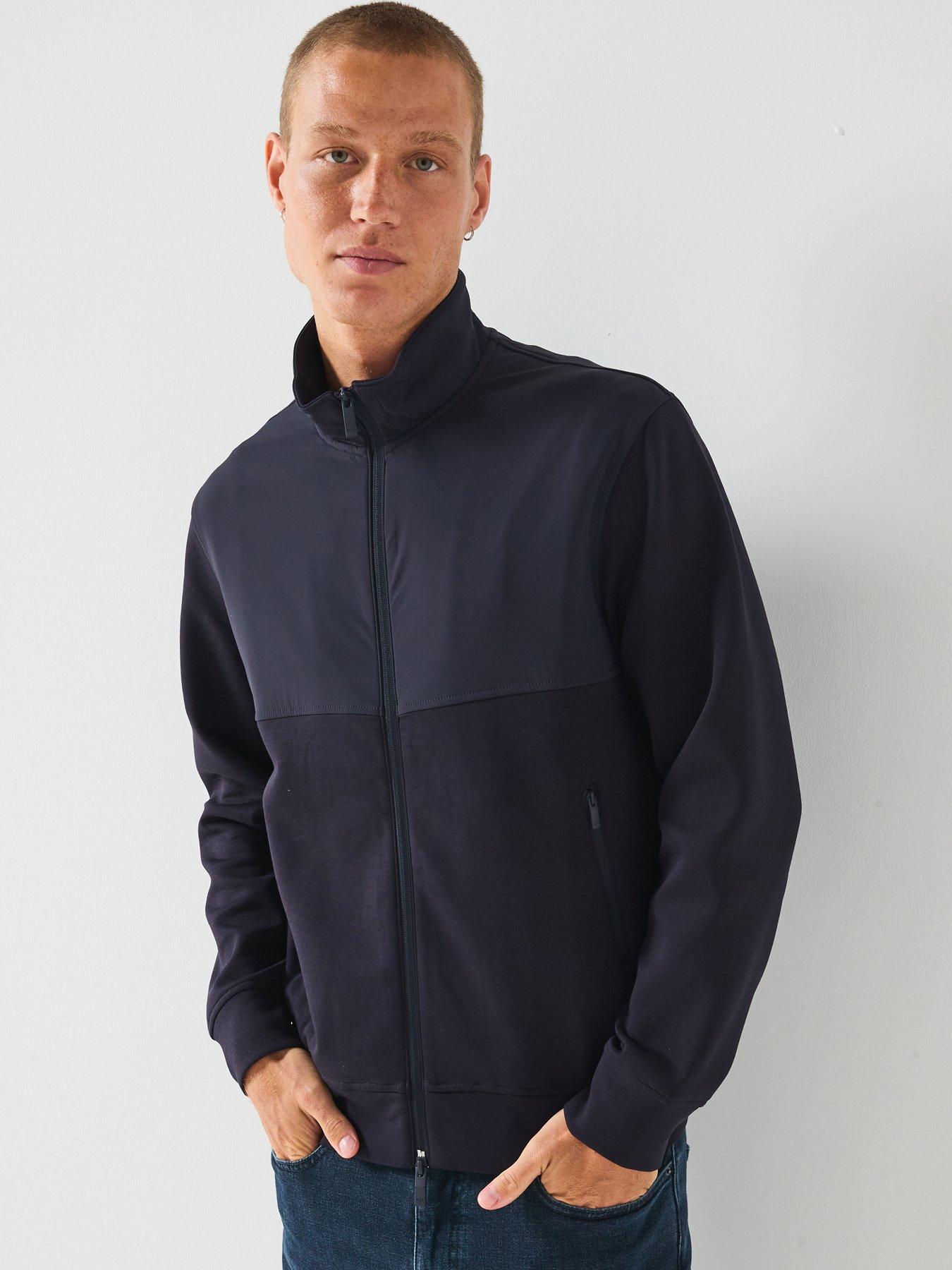 armani-exchange-mix-media-track-top-navy