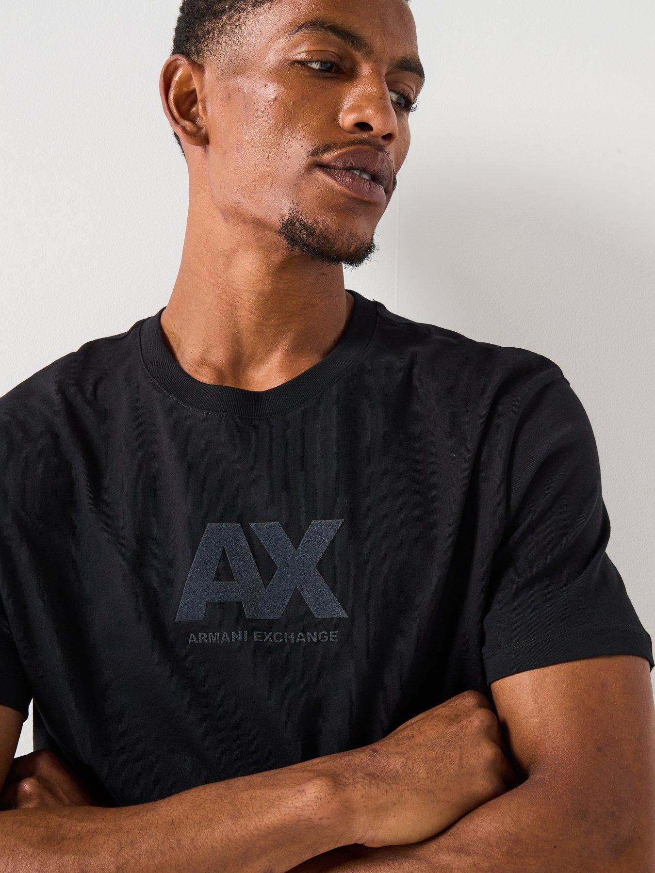 armani-exchange-ax-flocked-logo-t-shirt-blackdetail