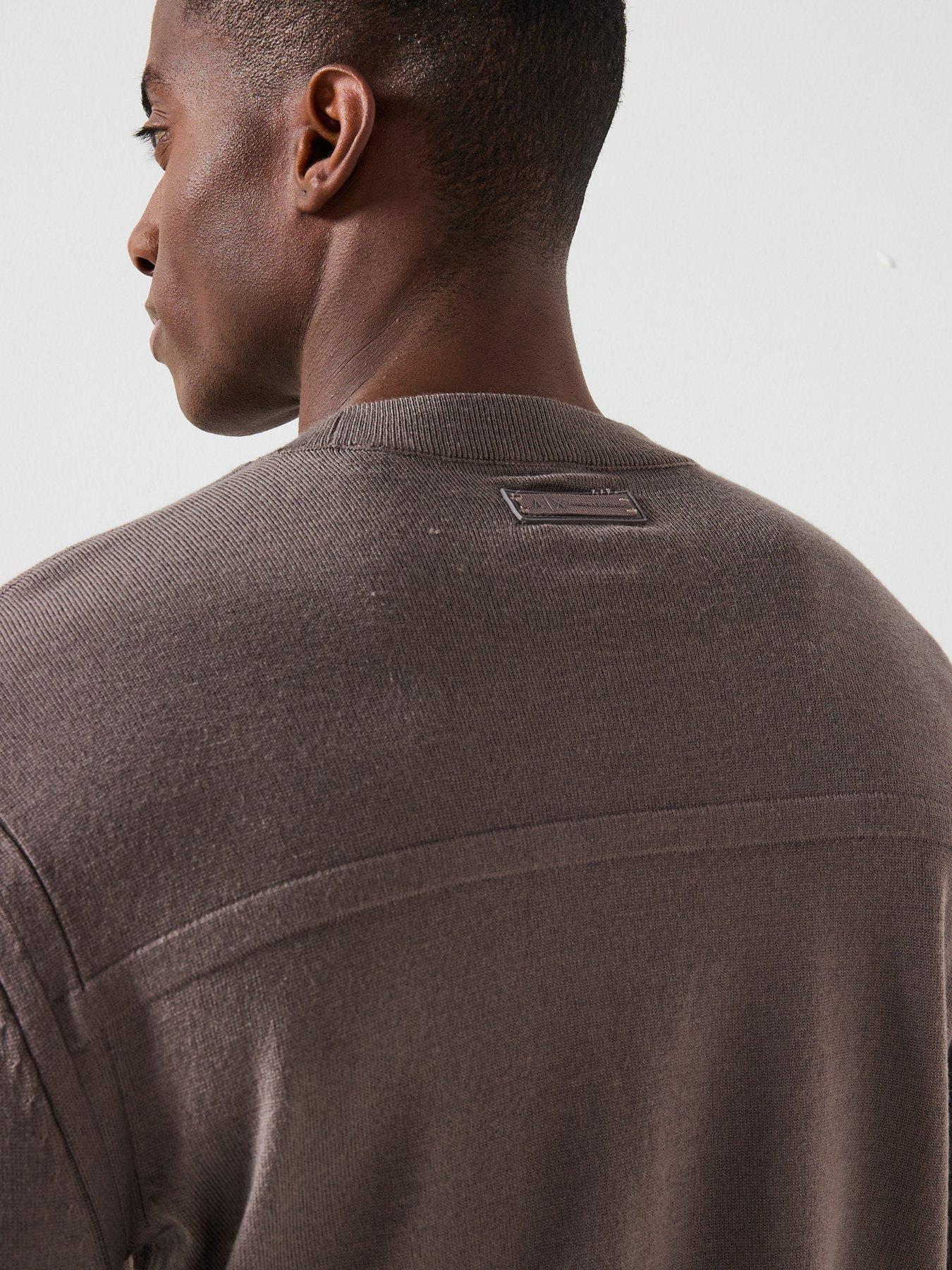 armani-exchange-knitted-jumper-greydetail