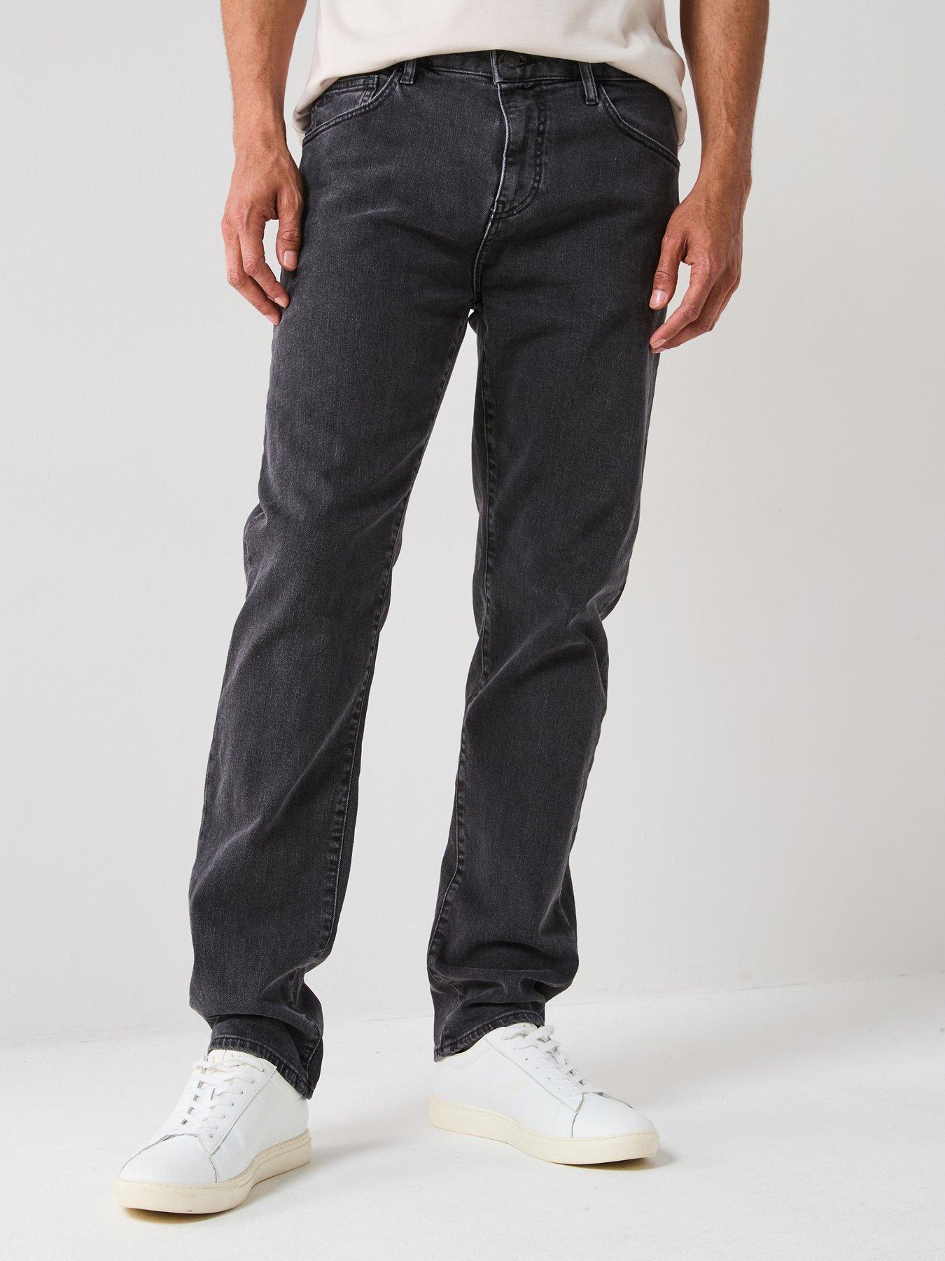 Armani Exchange Comfort Tapered Fit Jeans - Grey