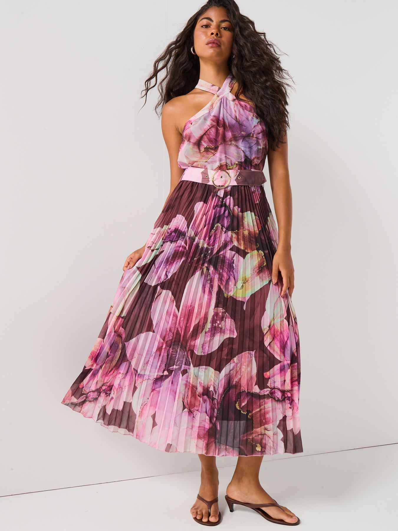 style-cheat-paige-pleated-dress-multi