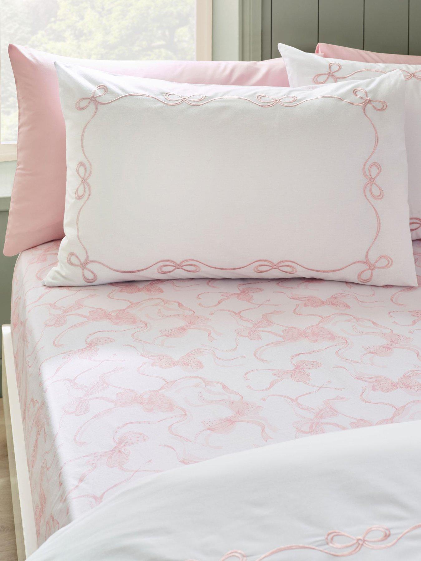 undefined Bow Fitted Sheet- Double