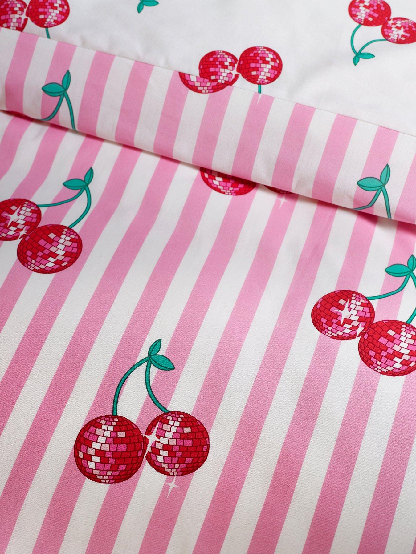 Image 6 of 6 of Catherine Lansfield Disco Cherries Duvet Set