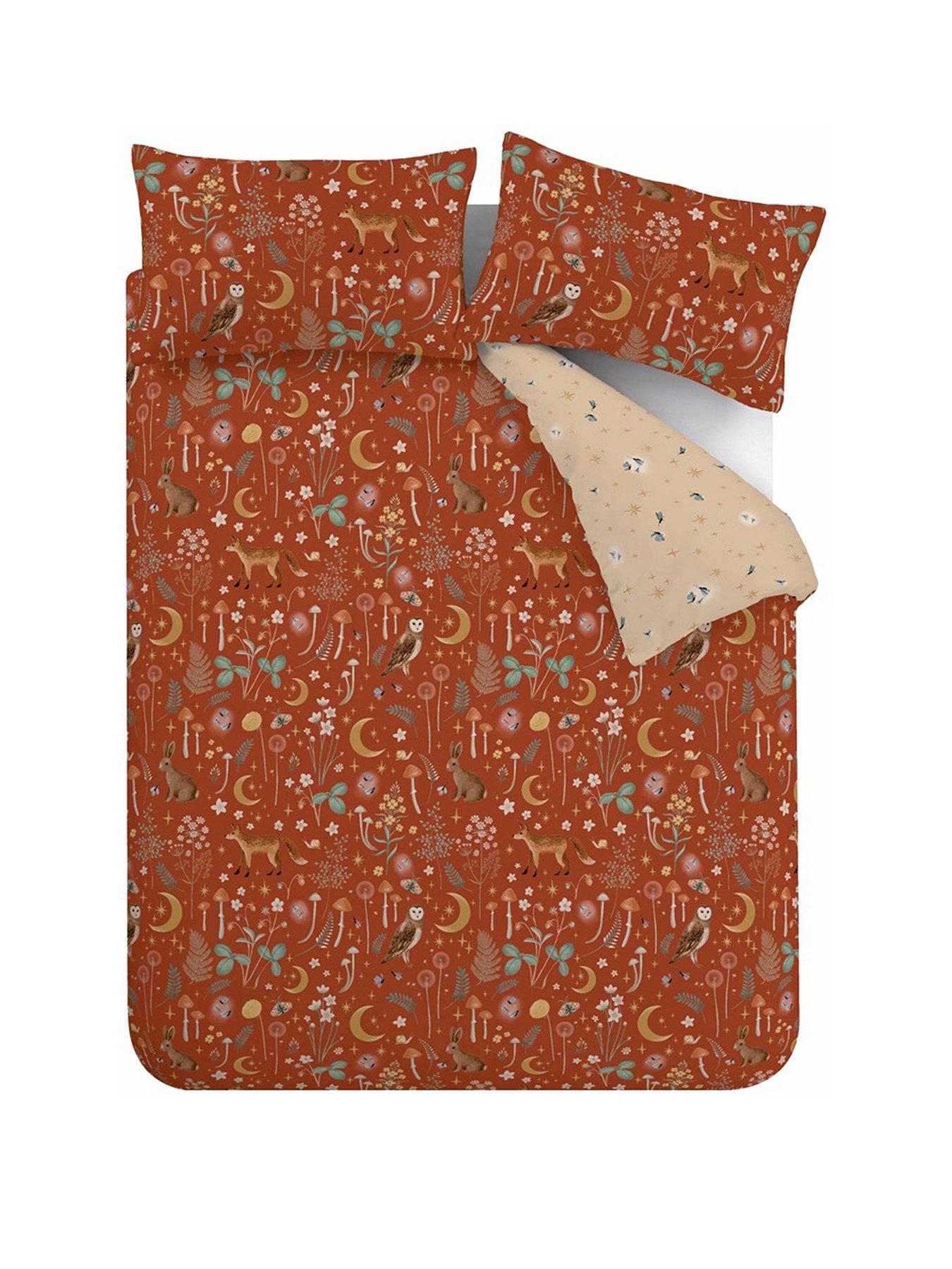catherine-lansfield-enchanted-twilight-duvet-set-burnt-orangestillFront