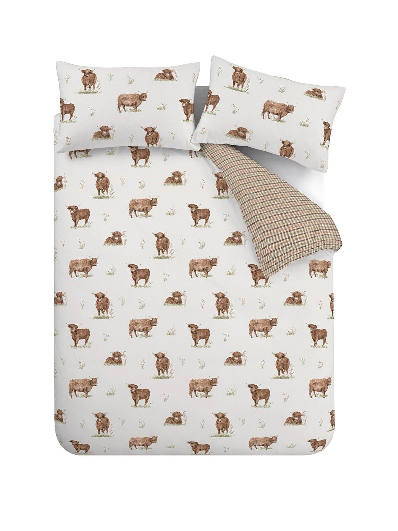 catherine-lansfield-angus-highland-cow-duvet-setstillFront