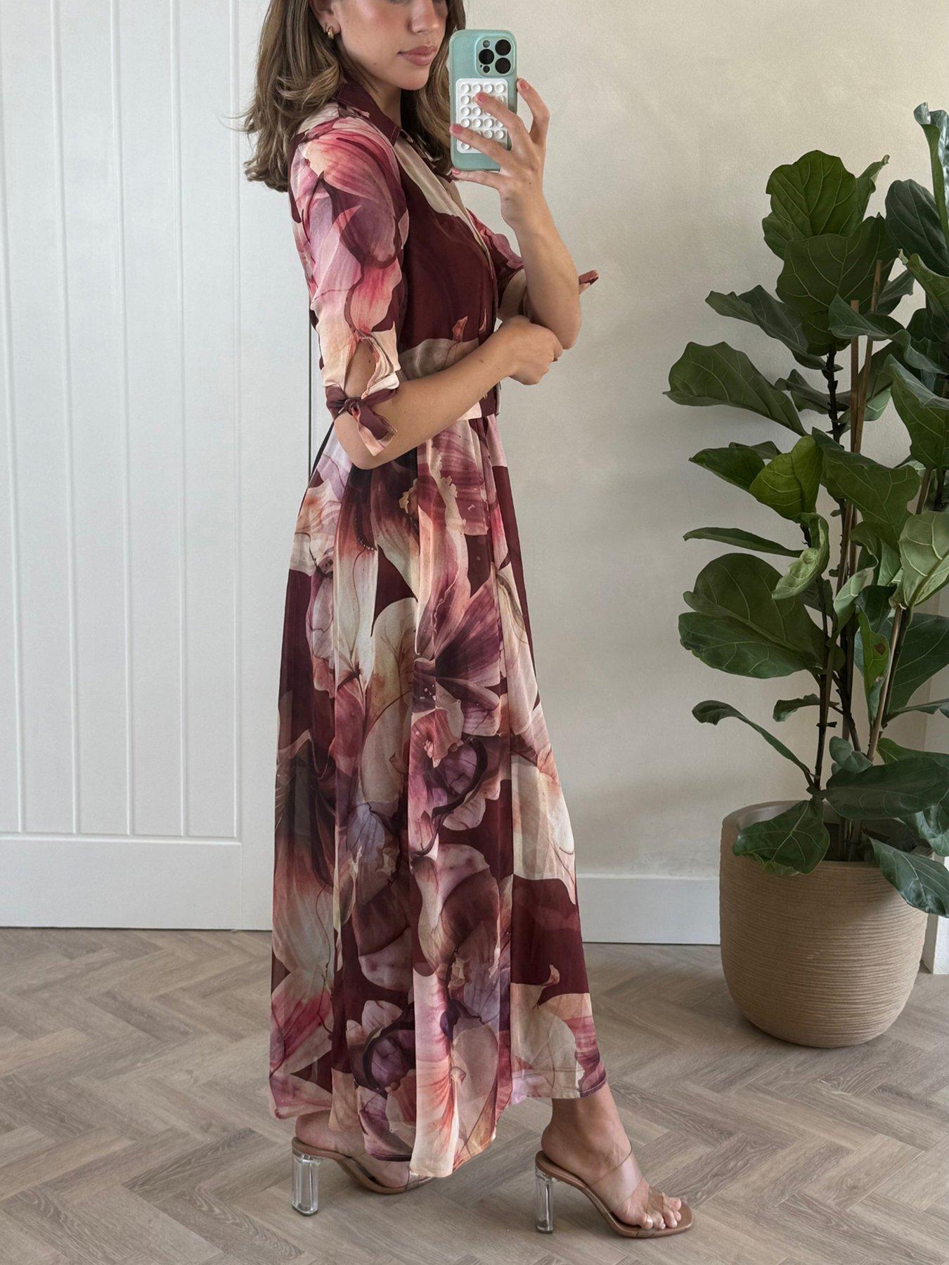 Image 2 of 4 of Style Cheat Chiffon Daphne Dress - Multi
