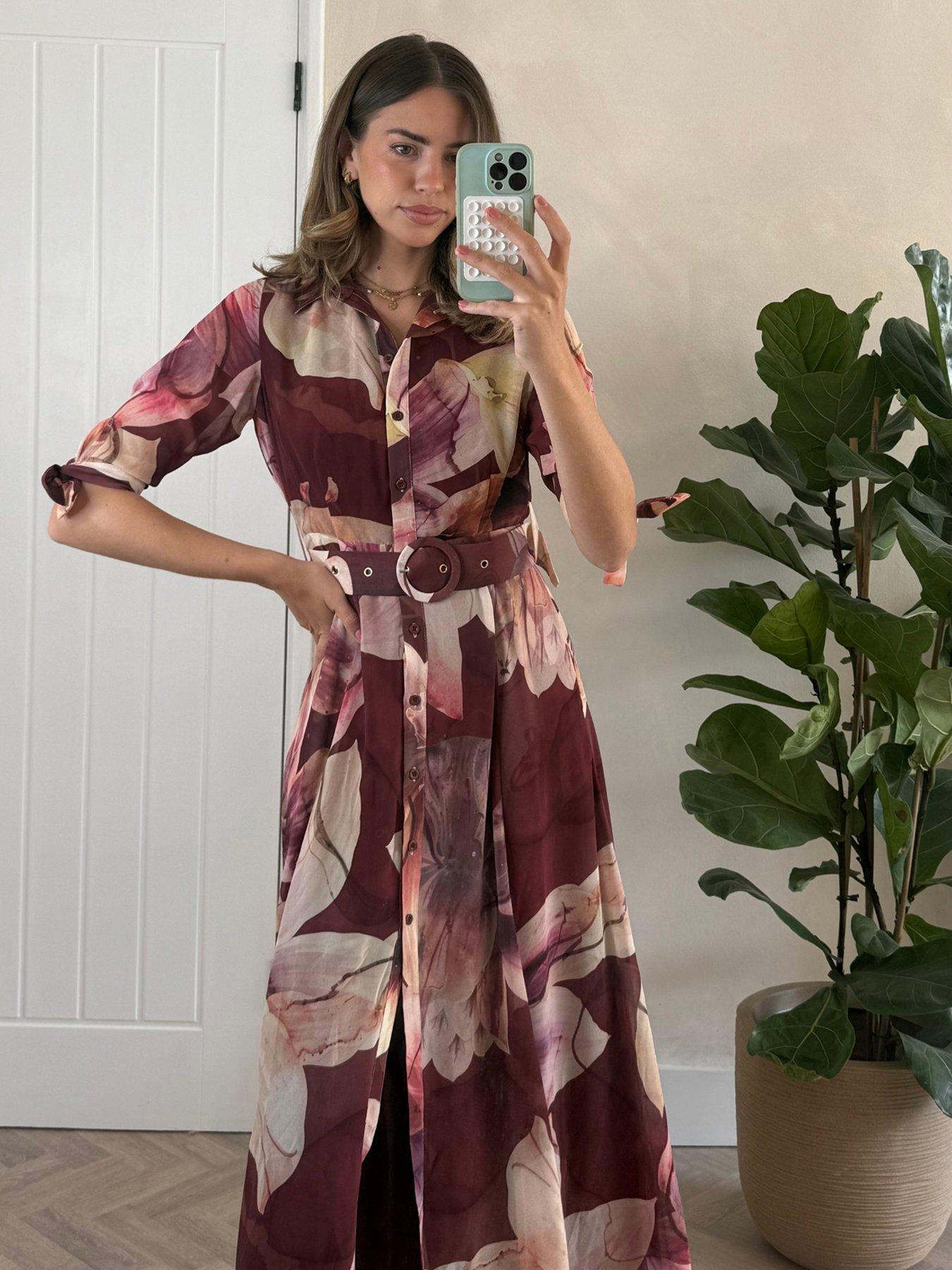 Image 3 of 4 of Style Cheat Chiffon Daphne Dress - Multi