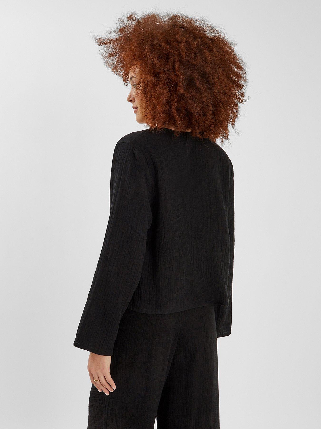 accessorize-tie-front-crinkle-top-blackstillFront