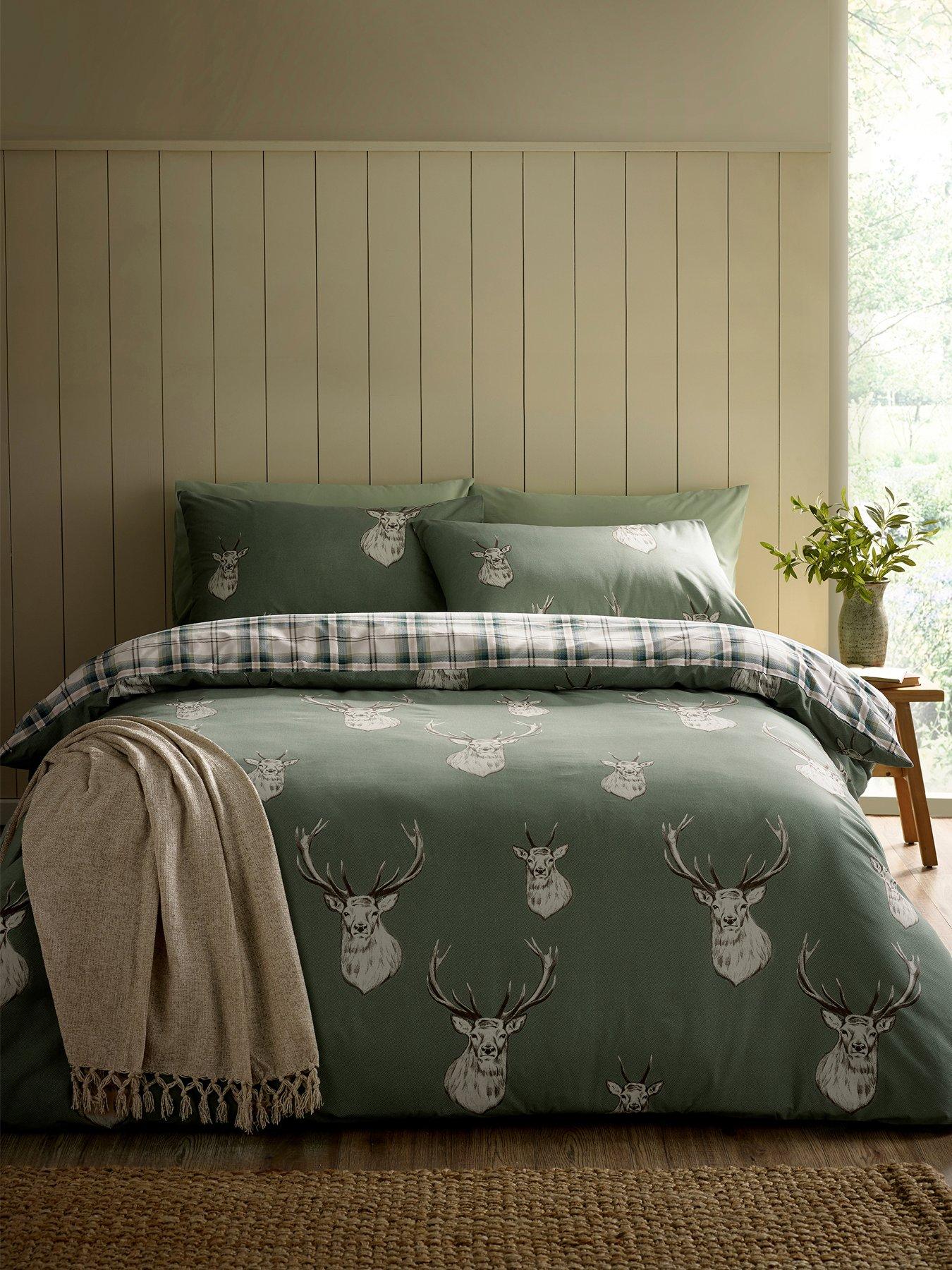 Image 1 of 6 of Catherine Lansfield Stag Duvet Set