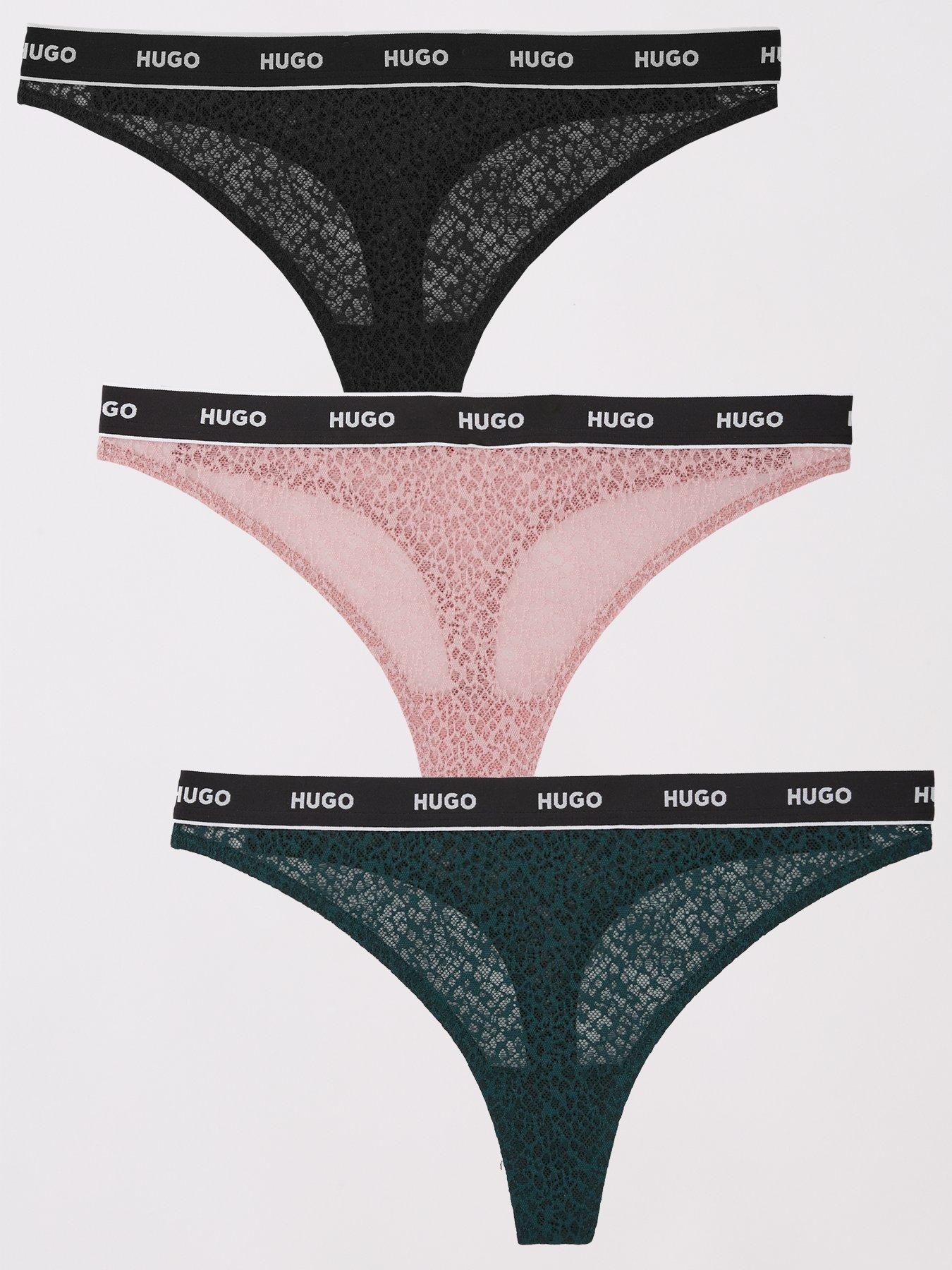 HUGO Triple Lace Thong - Multi