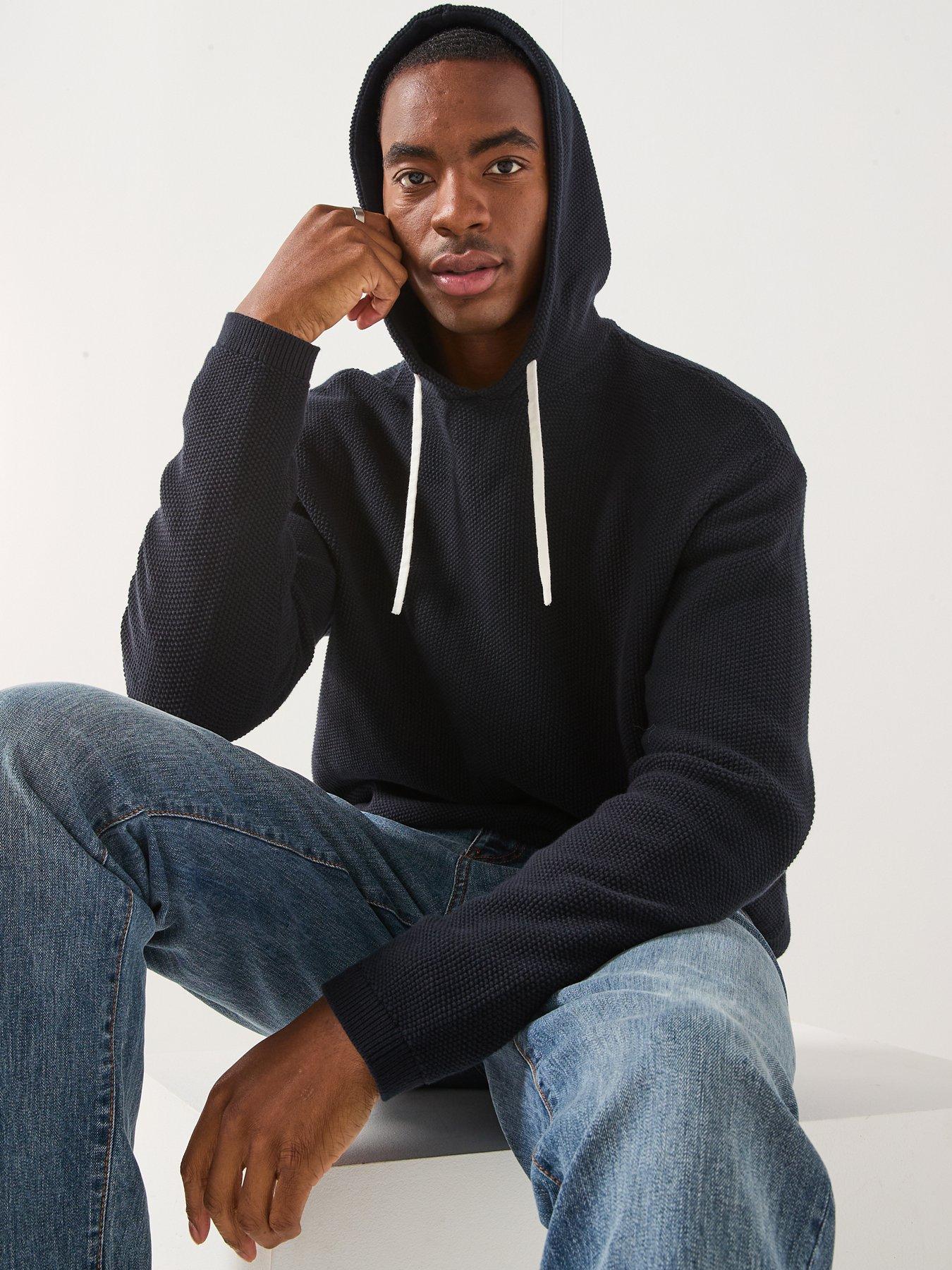 armani-exchange-knitted-overhead-hoodie-navydetail