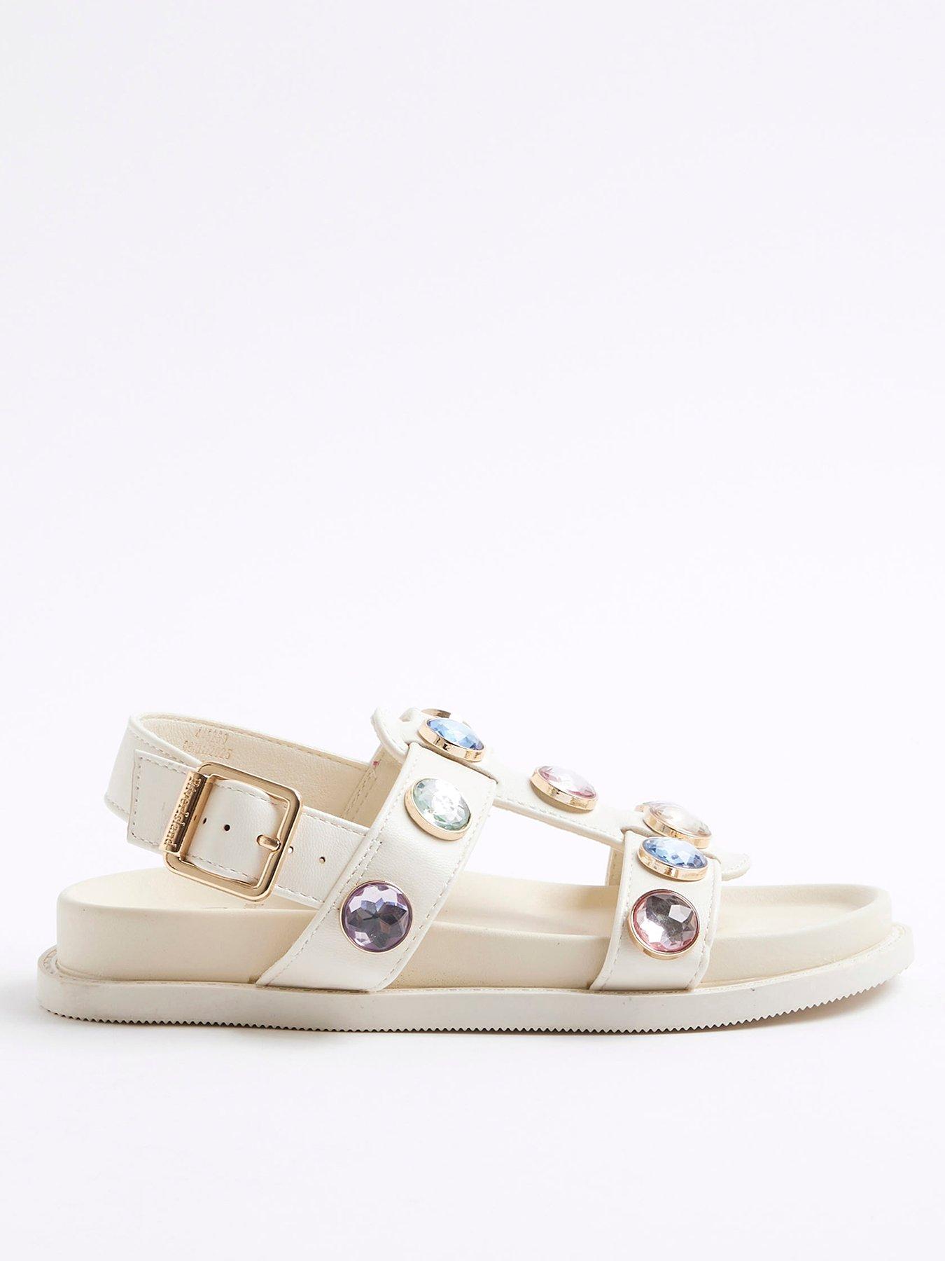 river-island-older-girls-gem-sandals-creamfront