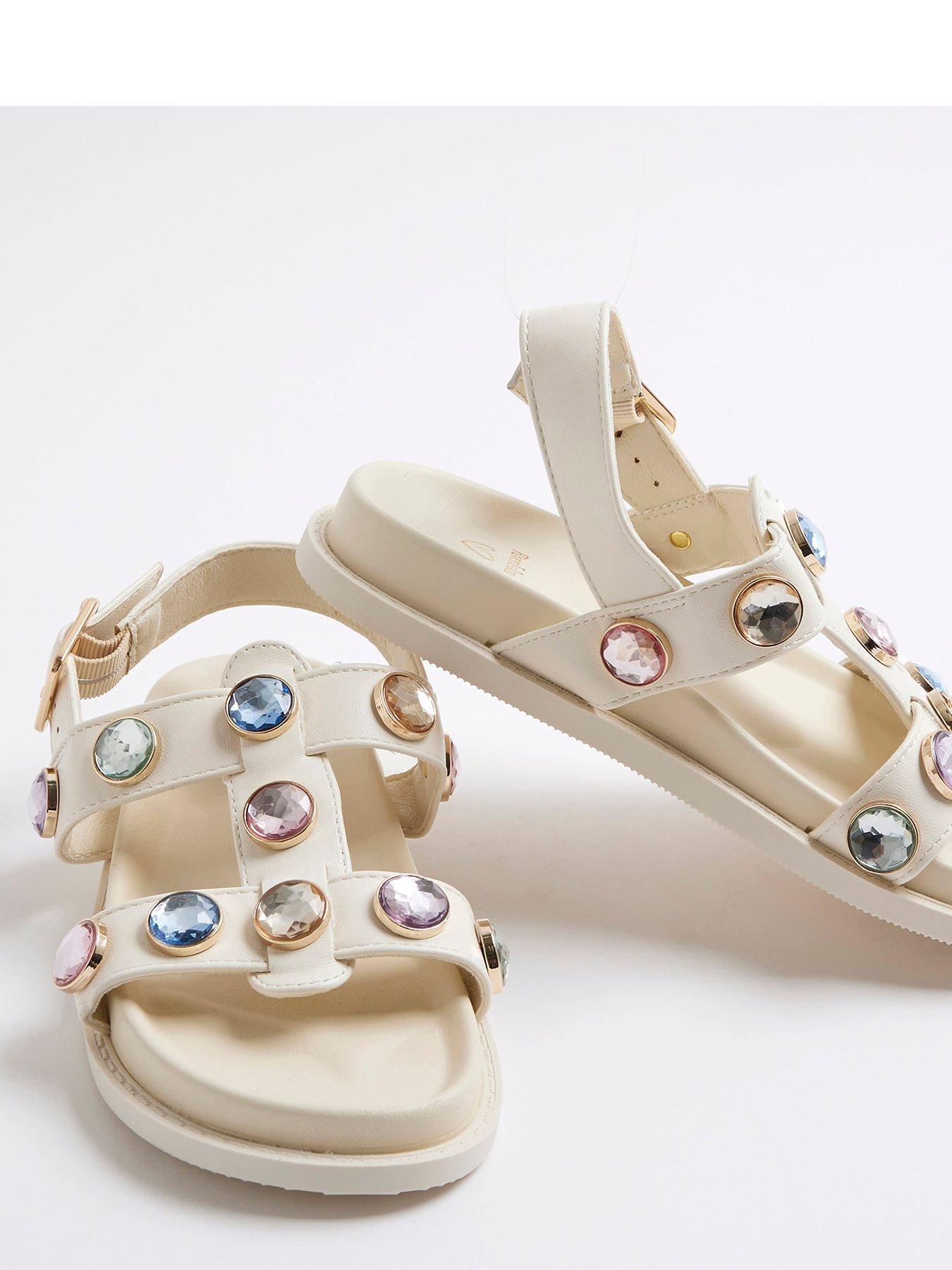 river-island-older-girls-gem-sandals-creamdetail