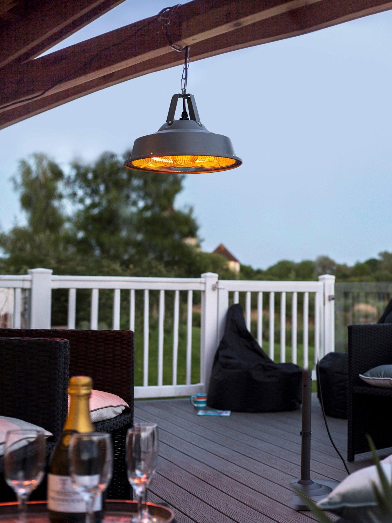 Image of La Hacienda Grey Retro Hanging Heater