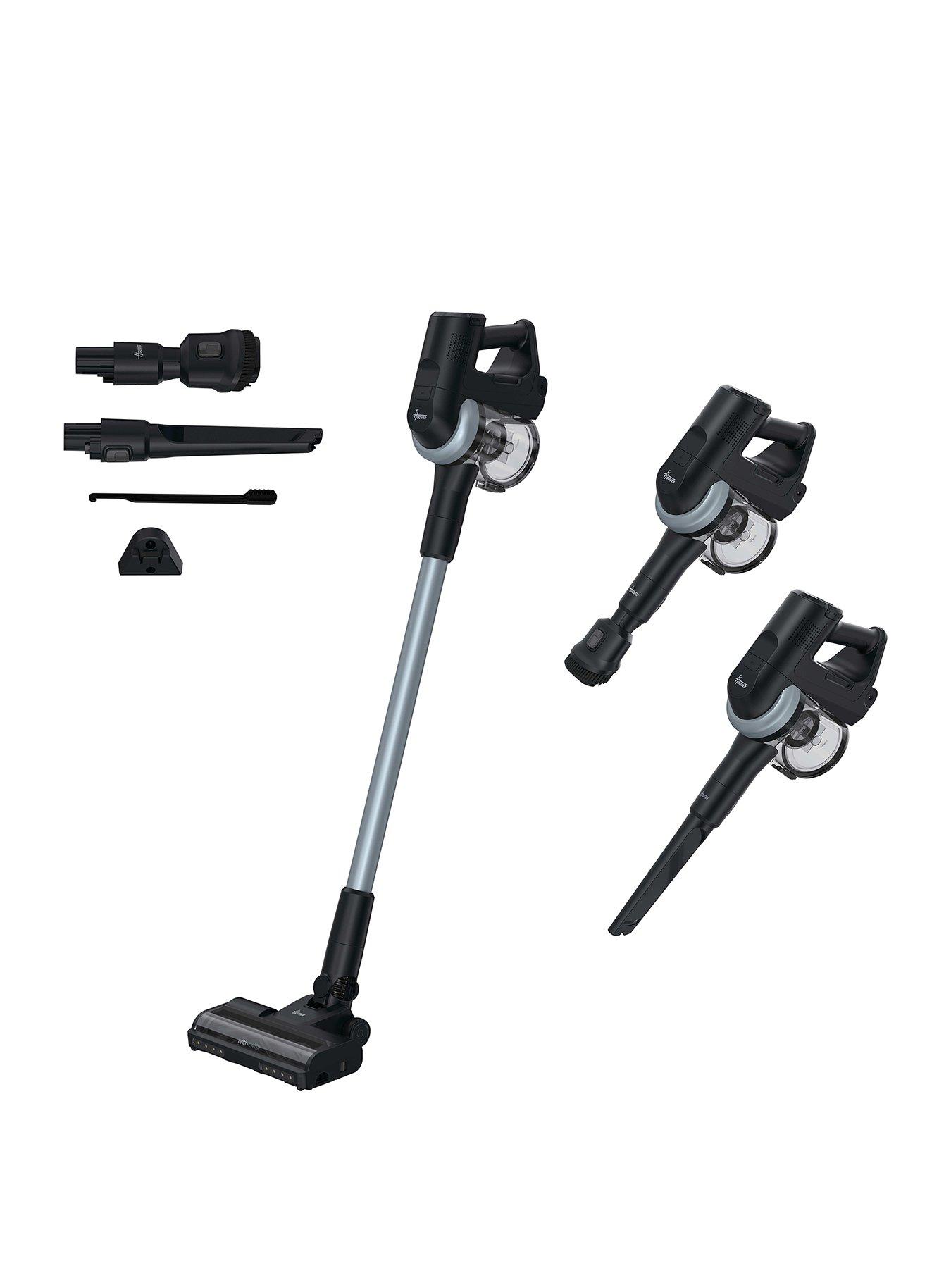 Image 1 of 7 of Hoover HF4 Plus Cordless Vacuum Cleaner Stick (HF4P10H), 70min Runtime, 3y warranty, Anti-Hair Wrap, Self Standing, LED Lights, Digital display screen