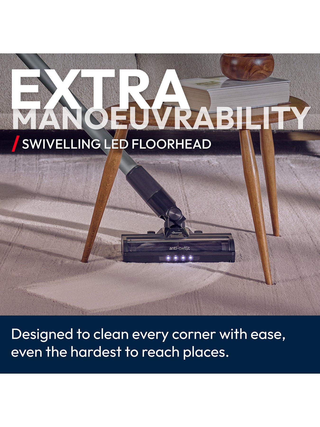 Image 5 of 7 of Hoover HF4 Plus Cordless Vacuum Cleaner Stick (HF4P10H), 70min Runtime, 3y warranty, Anti-Hair Wrap, Self Standing, LED Lights, Digital display screen