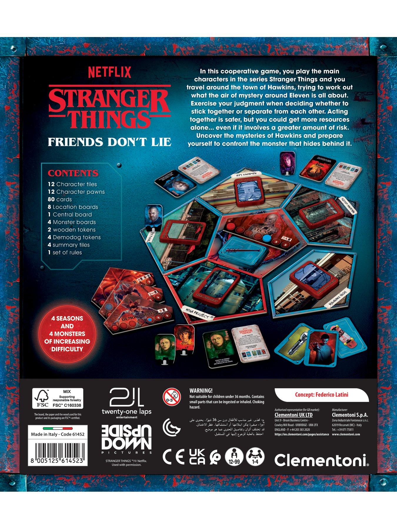 Image 3 of 3 of Clementoni Stranger Things&nbsp;-&nbsp;Friends Don't Lie Board Game