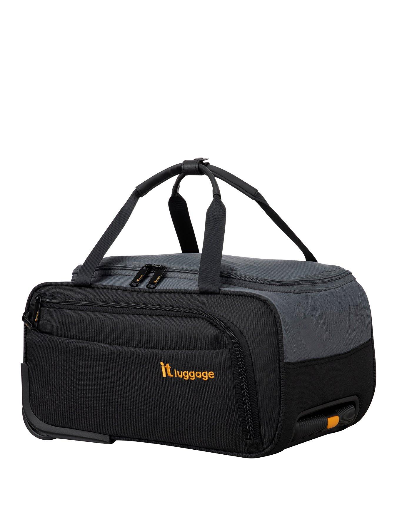 undefined IT Luggage Duo-Tone Pewter/Black Trolley Bag