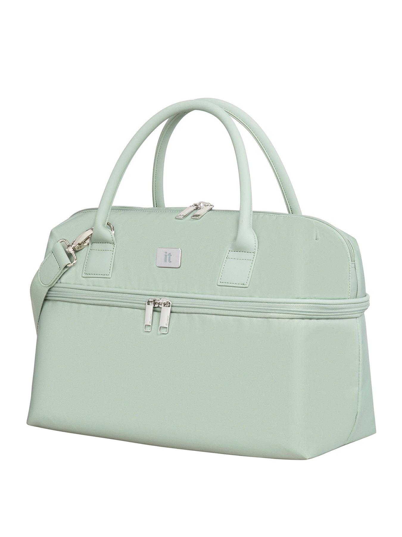 Image of it Luggage IT Luggage Lustrous Luxe Desert Sage Small Holdall Bag