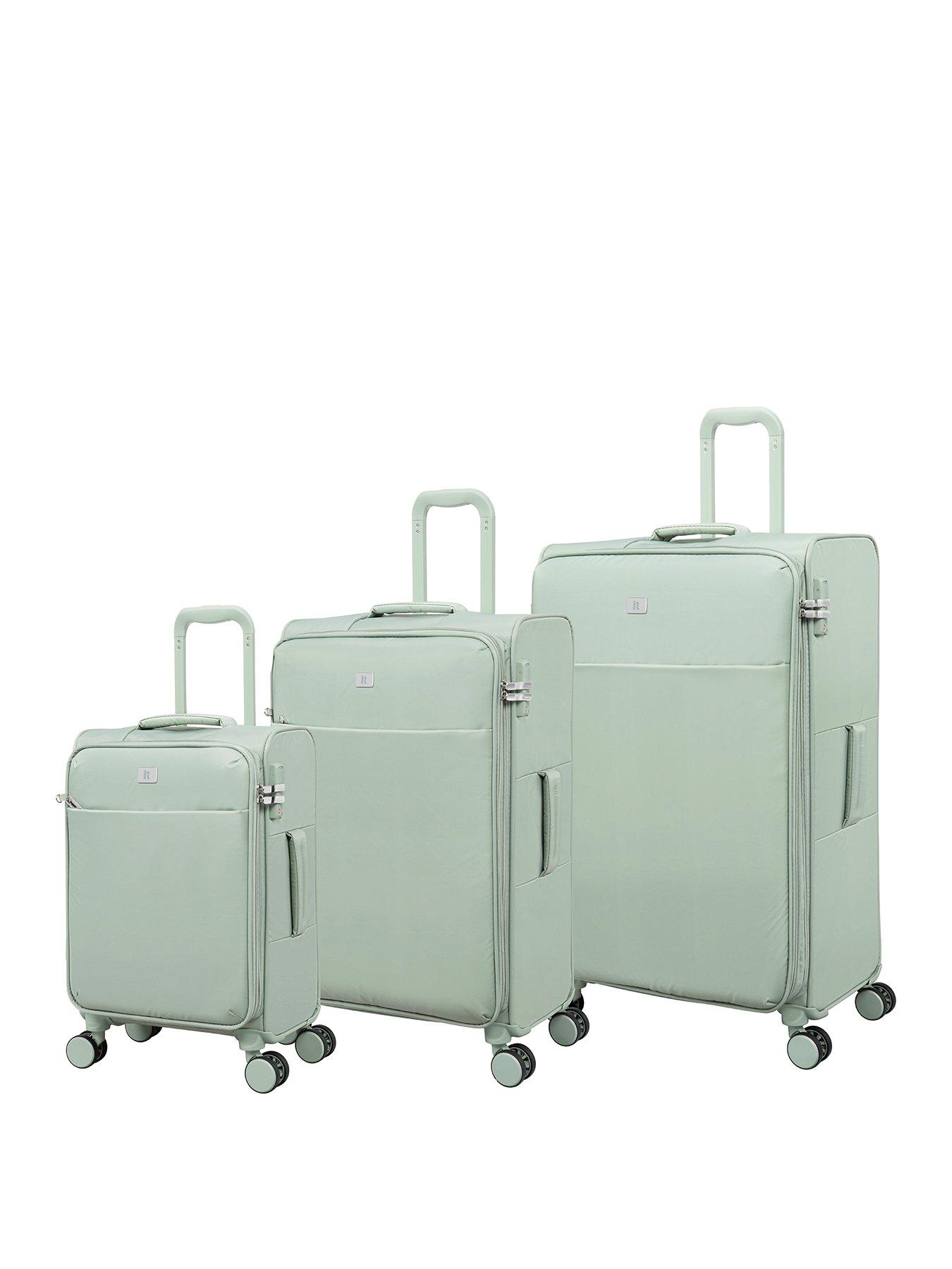 it Luggage IT Luggage Lustrous Luxe Desert Sage 3pc Suitcase Set