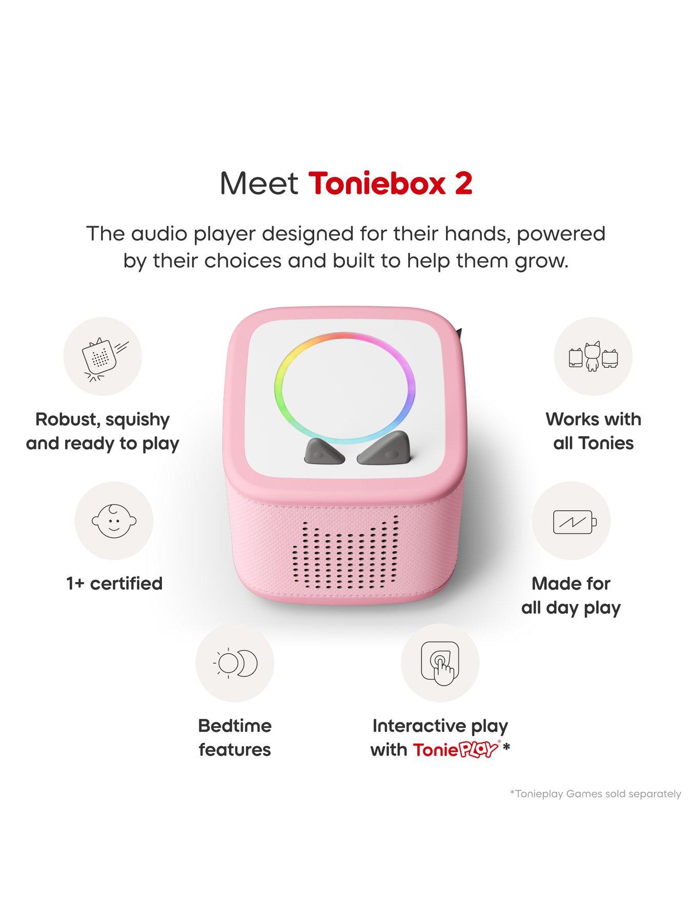 Mon premier coffret toniebox 2 - boite à histoires - 1 figurine rubie rose - Tonies