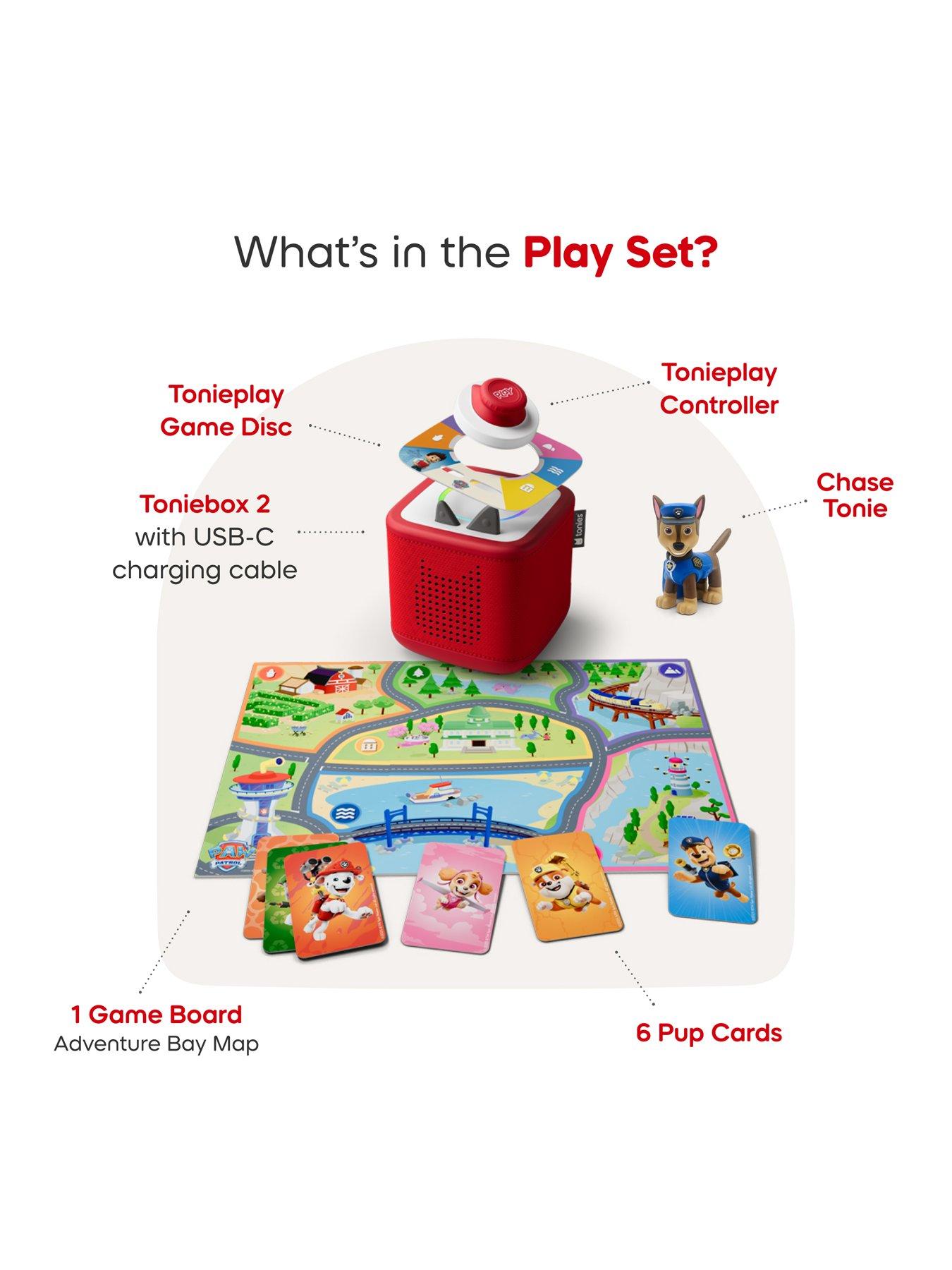 Image 3 of 7 of Tonies Toniebox 2 Sky Blue Tonieplay Set Paw Patrol Chase