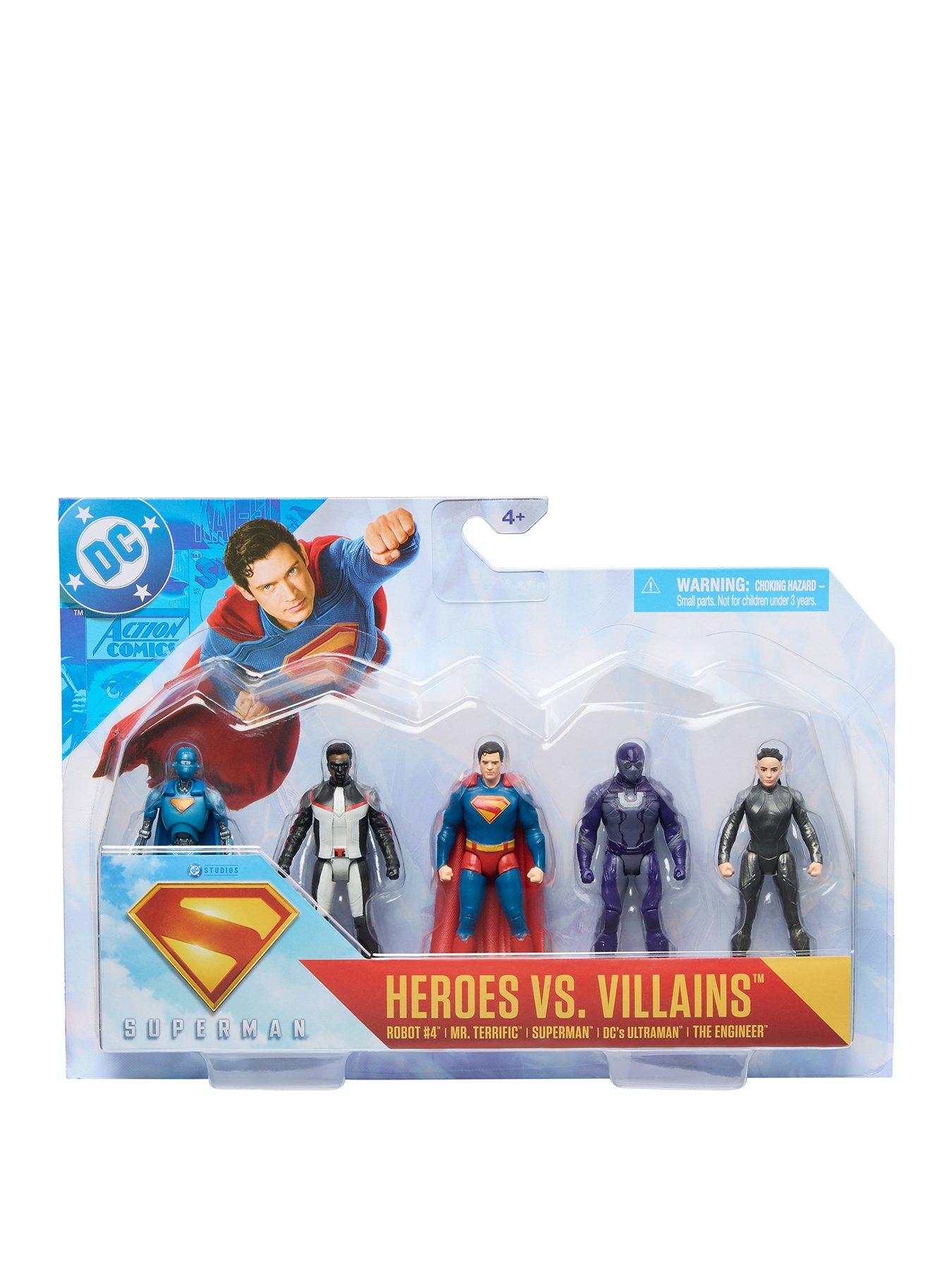 Superman Superman 3" Battle 5 Pack