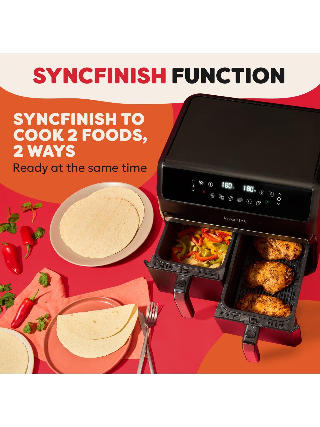Image 6 of 8 of Instant Instant Pot Vortex Dual 8L Air Fryer -&nbsp;Black Pepper