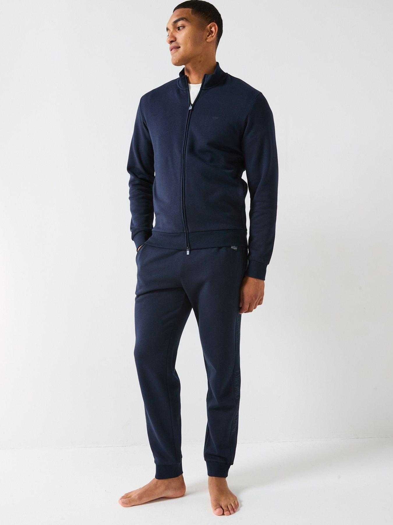 emporio-armani-bodywear-basic-terry-tape-zip-through-lounge-set-navy