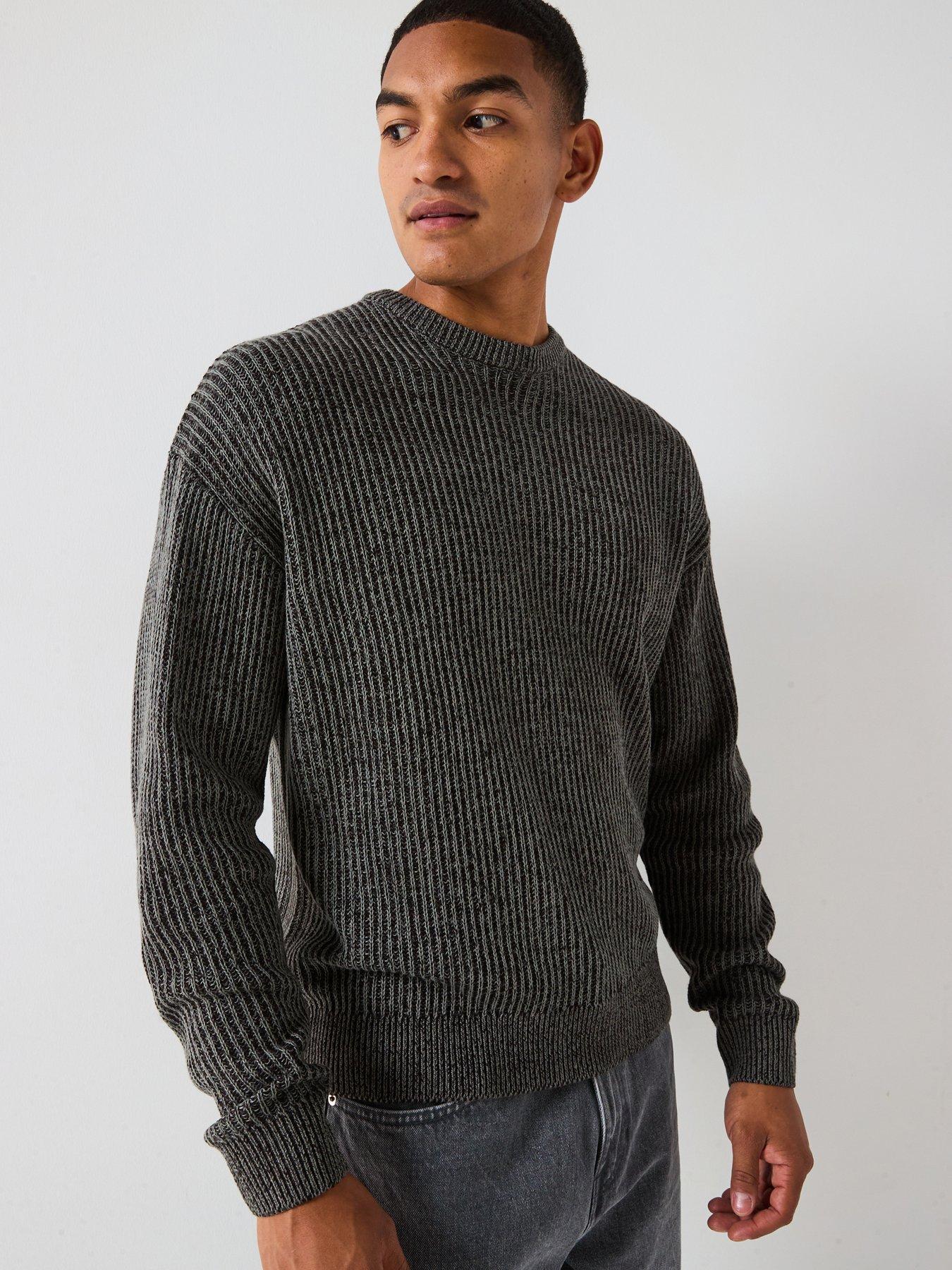 only-sons-joe-relaxed-crew-knitted-jumper-dark-grey