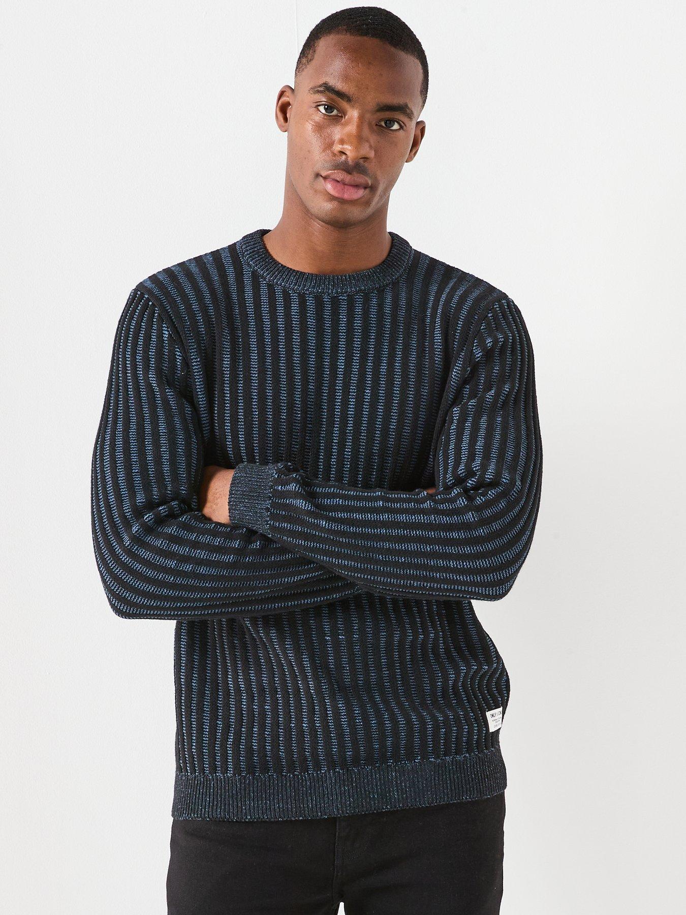 only-sons-brant-crew-knitted-jumper-indigofront