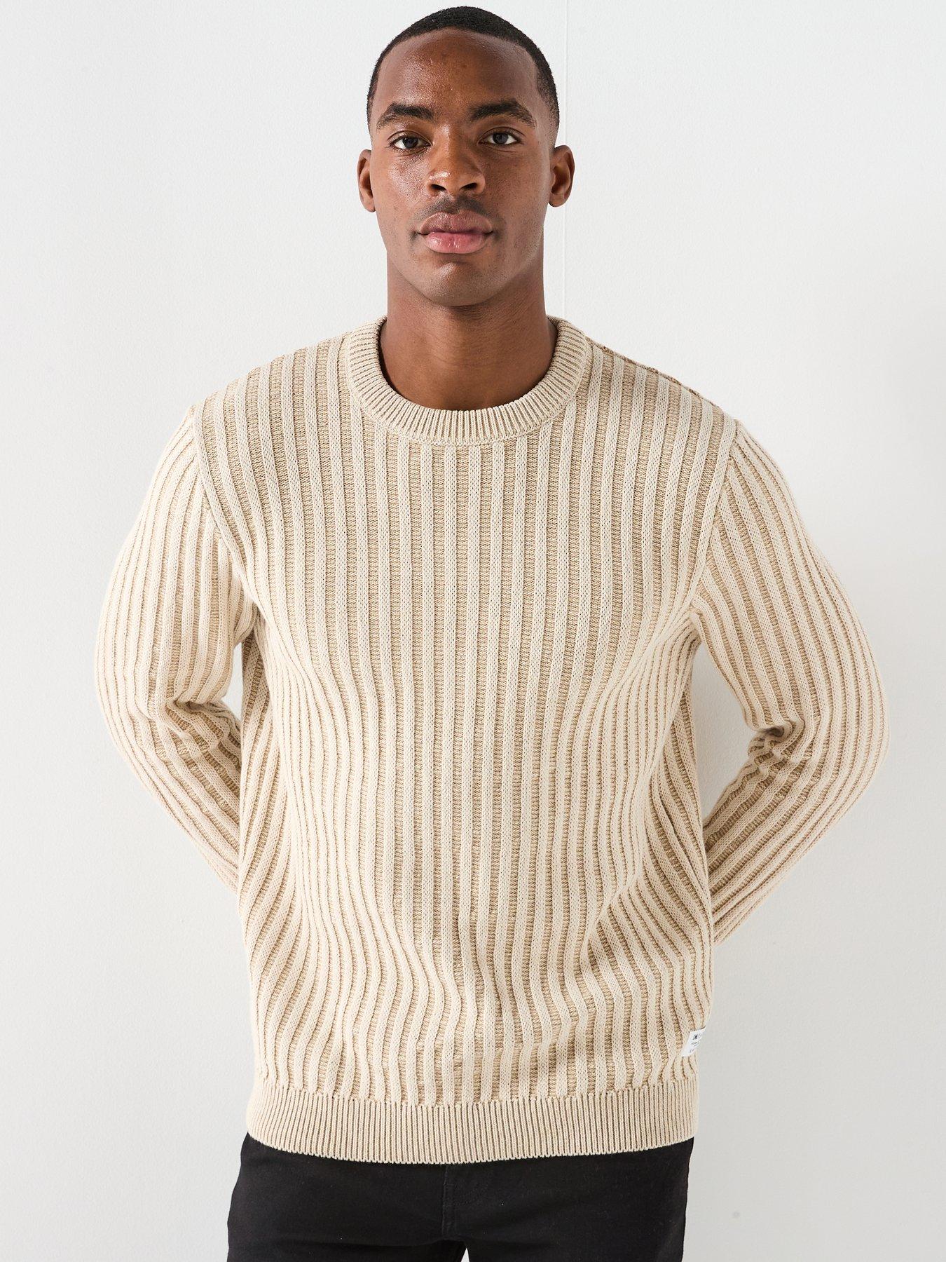 ONLY & SONS Brant Crew Knitted Jumper - Beige