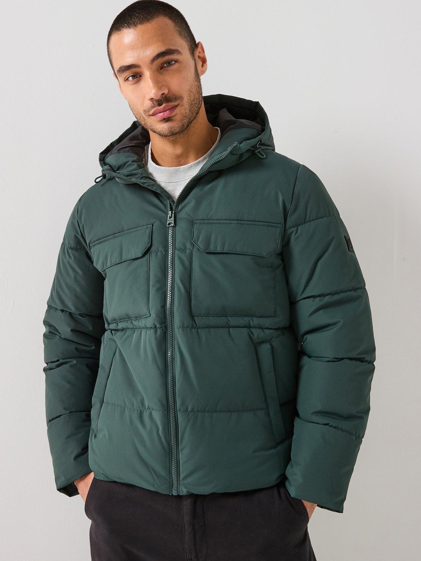only-sons-elijah-padded-hooded-coat-dark-green